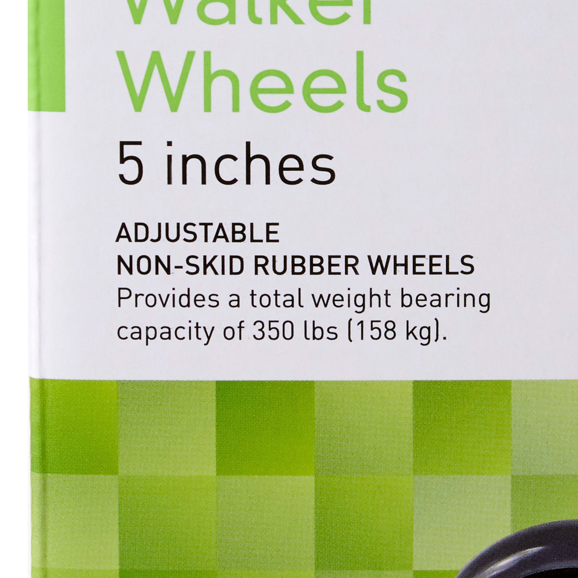 McKesson Walker Wheels, 5-inch Diameter (1 Unit)