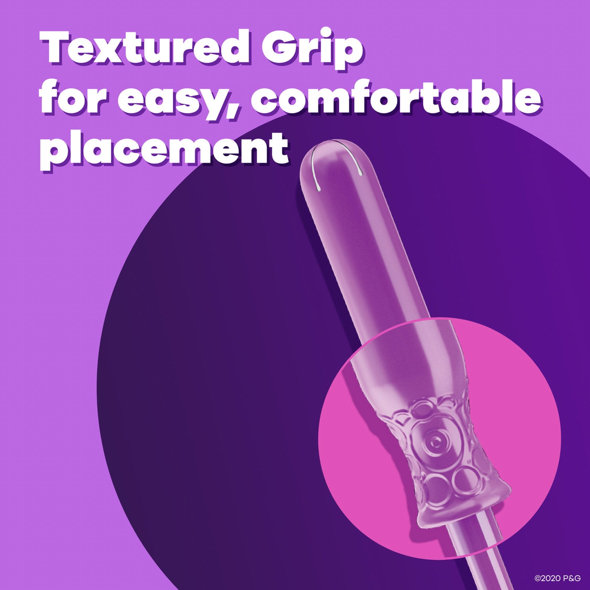 Tampon Tampax® Radiant Regular Absorbency Plastic Applicator Individually Wrapped (1 Unit)