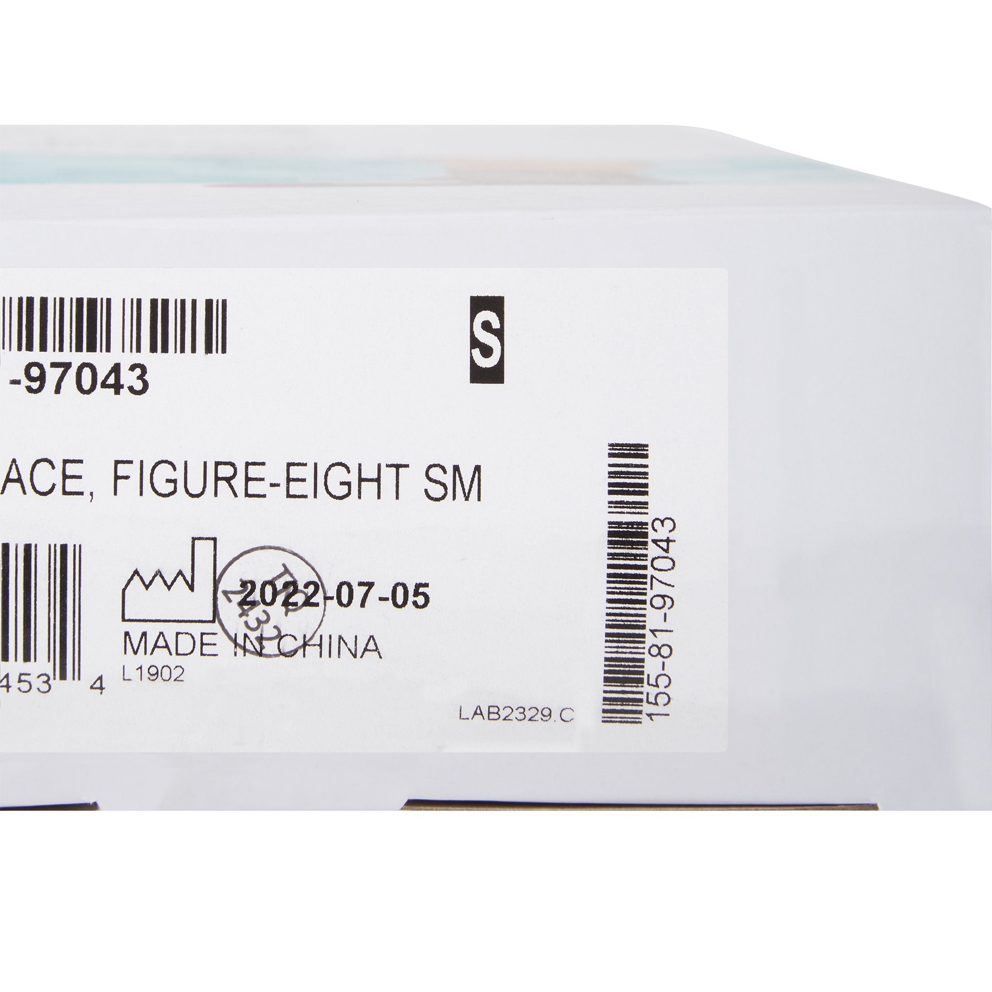 McKesson Low Profile Open Heel Open Toe Ankle Brace, Small (1 Unit)