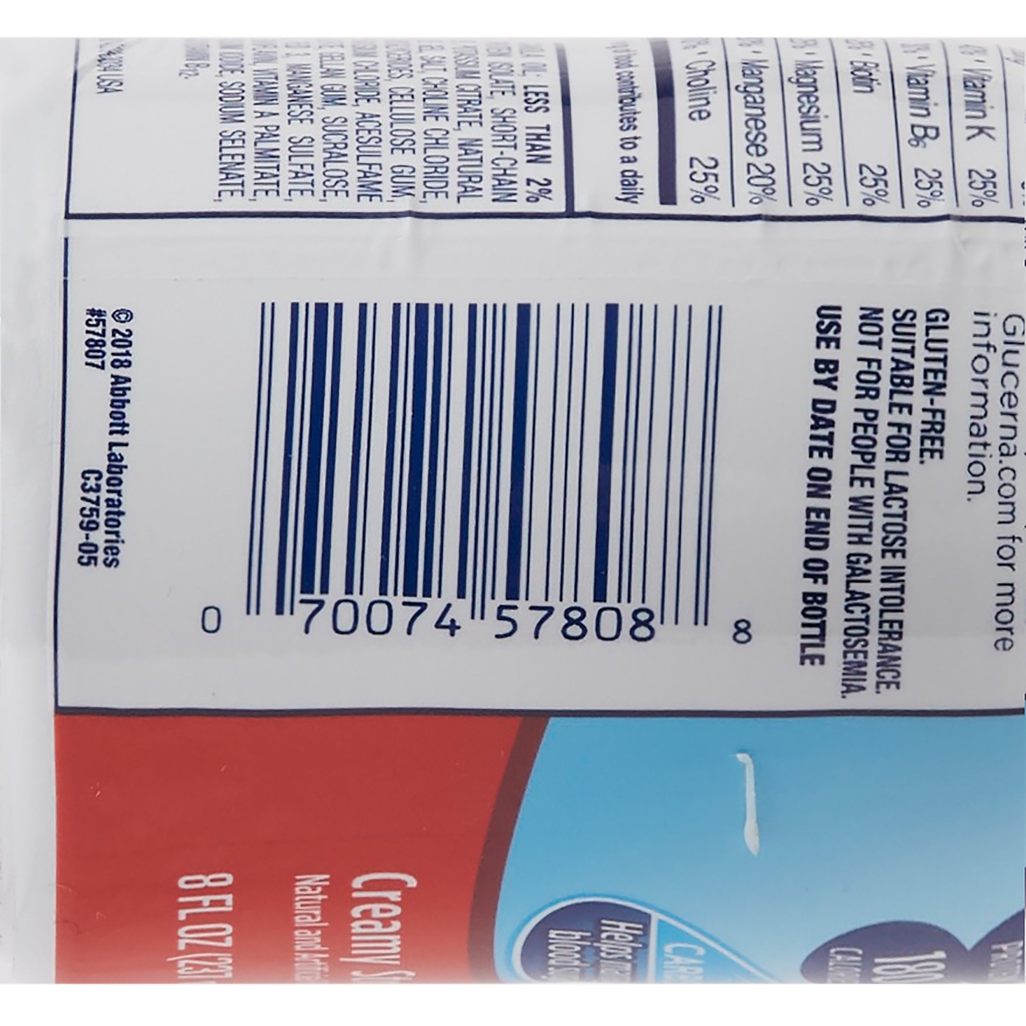 Glucerna Original Shake, Strawberry, 8oz - Diabetic Support Formula (6-Pack)