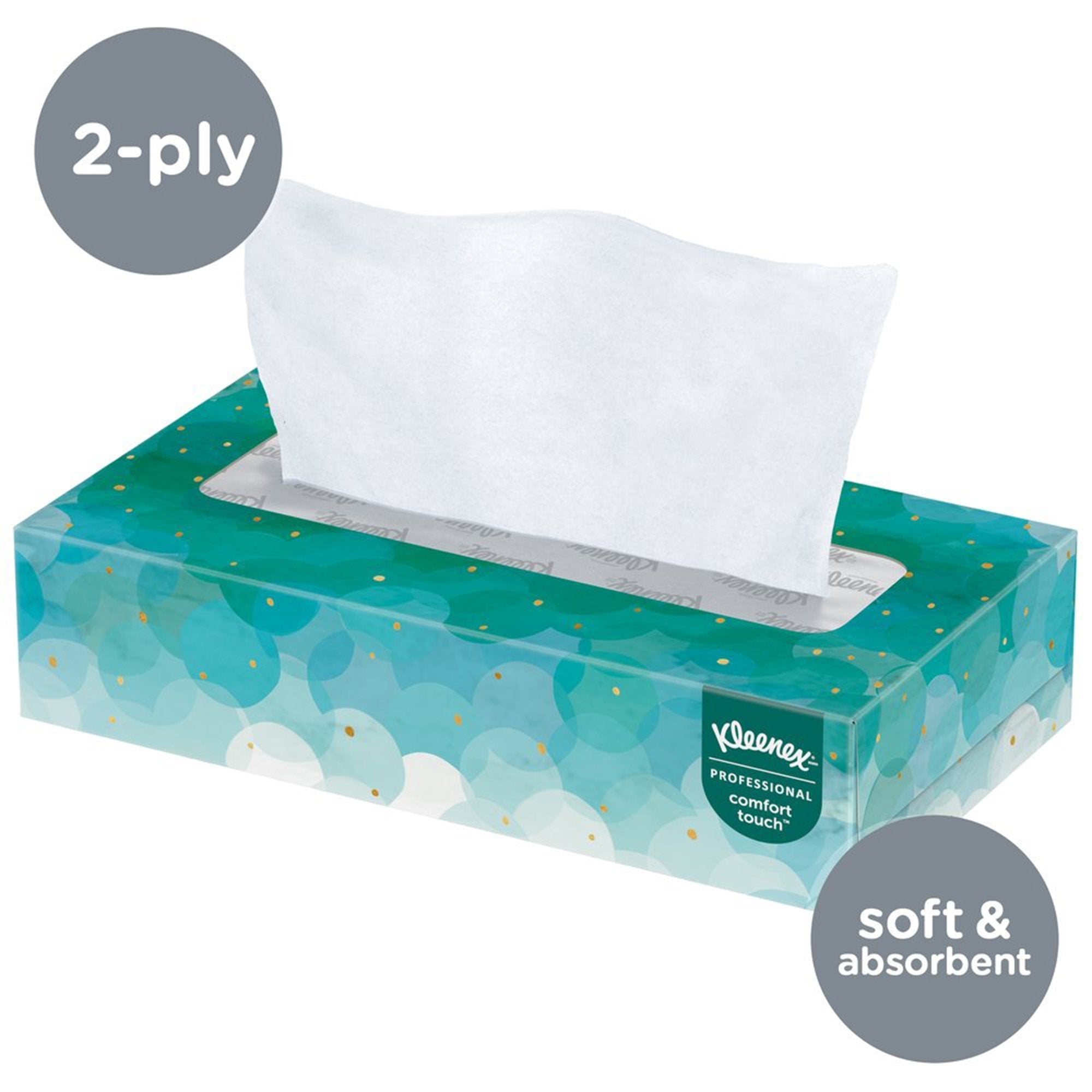 Kleenex Premium Soft Facial Tissues - 36 Pack, 100 Count, 8.4" x 8"