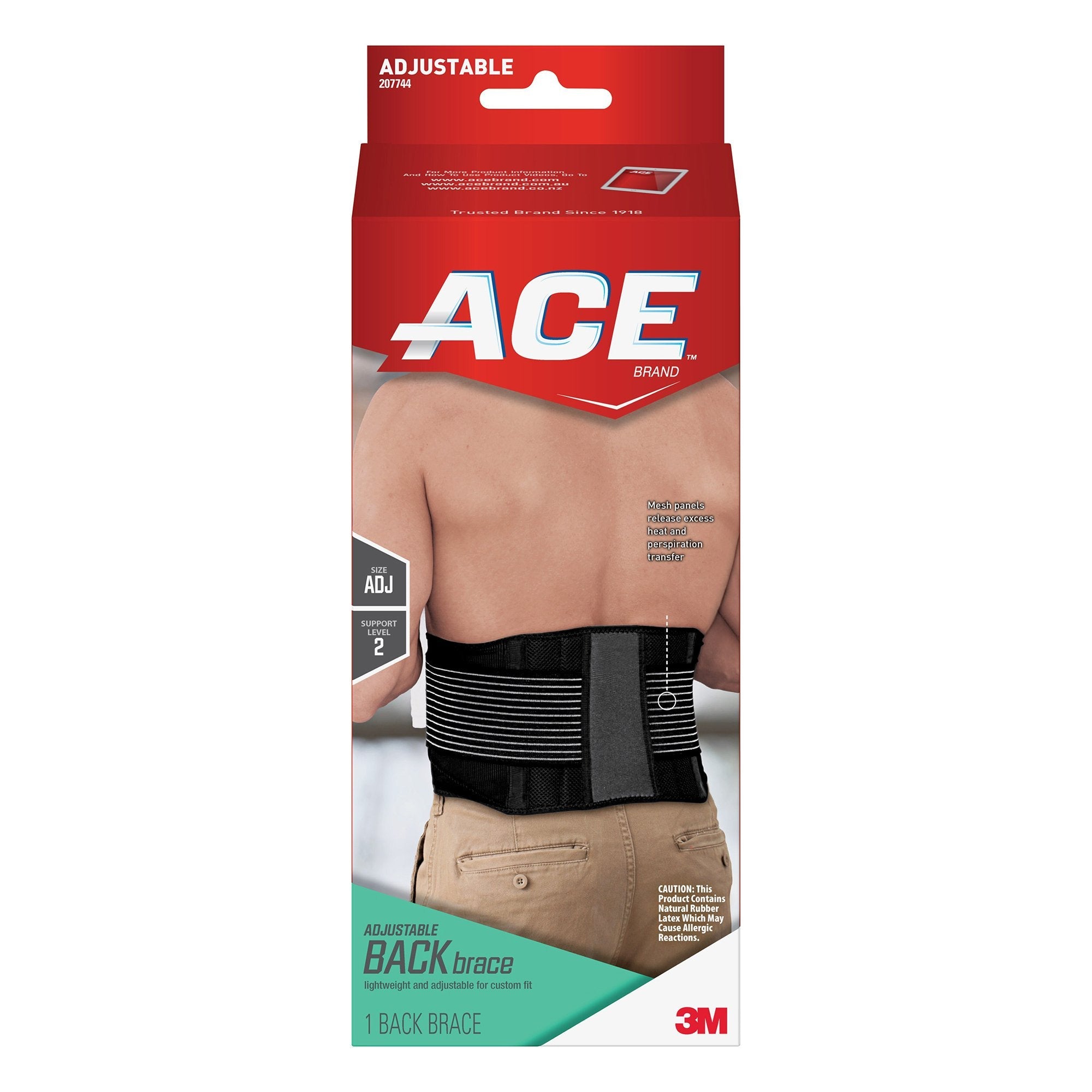 3M™ Ace™ Back Brace, Adult, One Size Fits Most (1 Unit)
