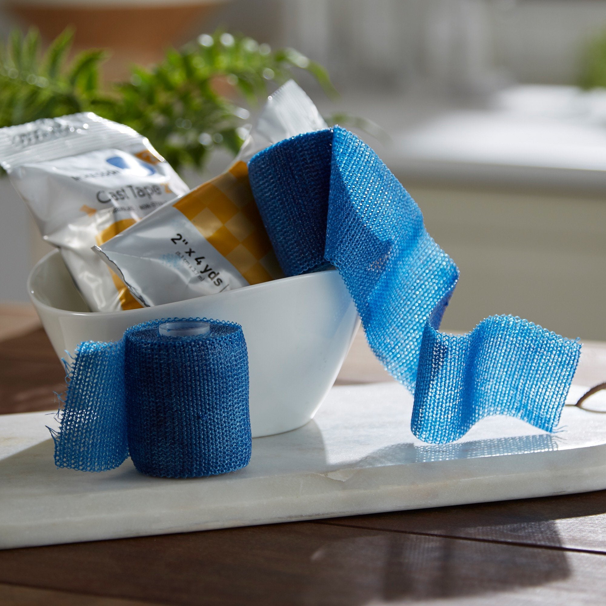McKesson Blue Cast Tape, 2 Inch x 4 Yard (10 Units)