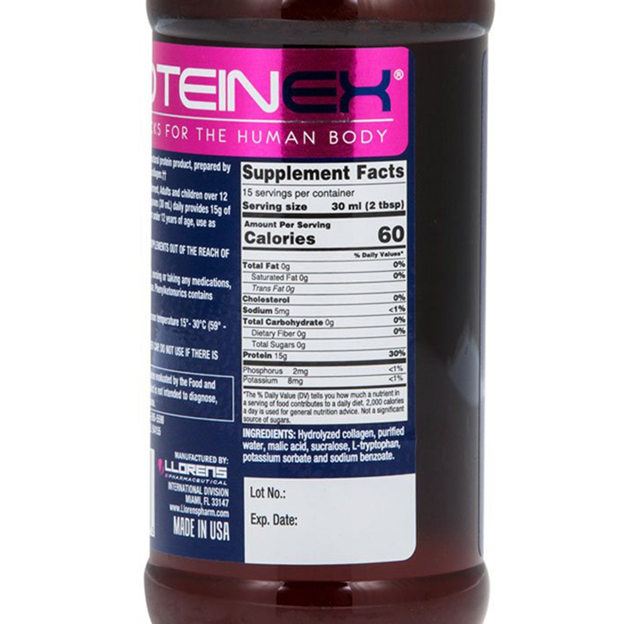 Proteinex® P15 Hydrolyzed Liquid Protein, 16-ounce bottle (1 Unit)