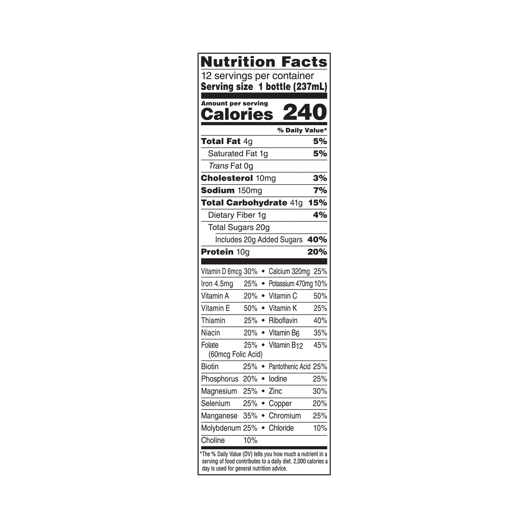 Boost® Original Vanilla Balanced Nutritional Drink, 8-ounce bottle (12 Units)