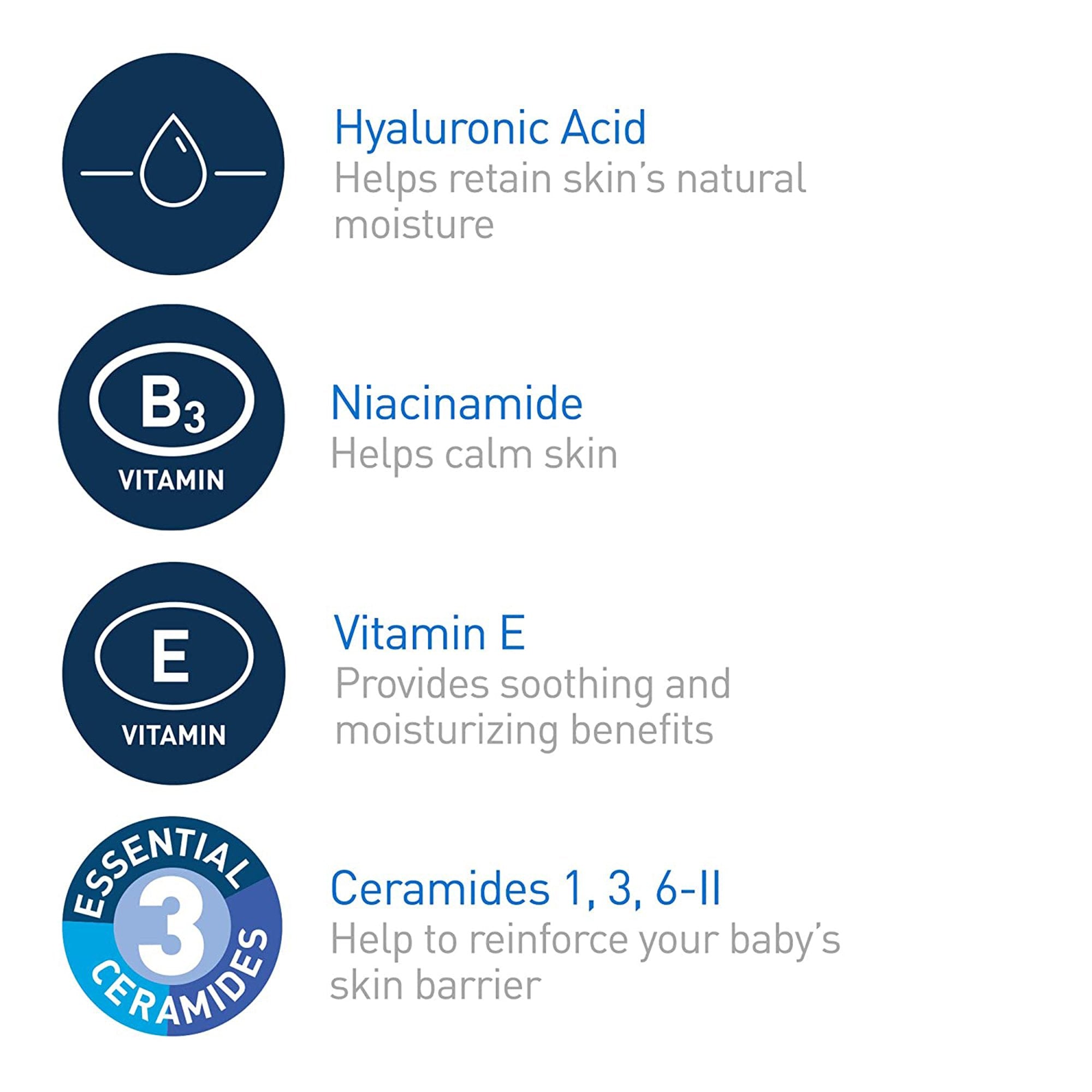 Baby Lotion CeraVe® 8 oz. Pump Bottle Unscented Lotion (1 Unit)