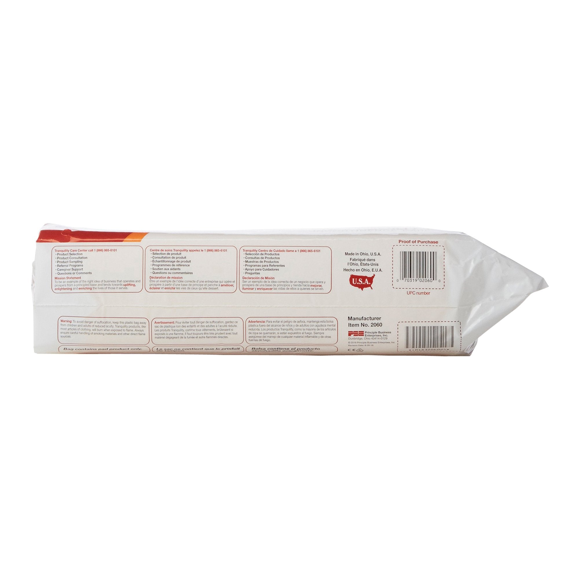 TopLiner™ Super Absorbent Incontinence Booster Pad, 4¼ x 15" - 25 Pack