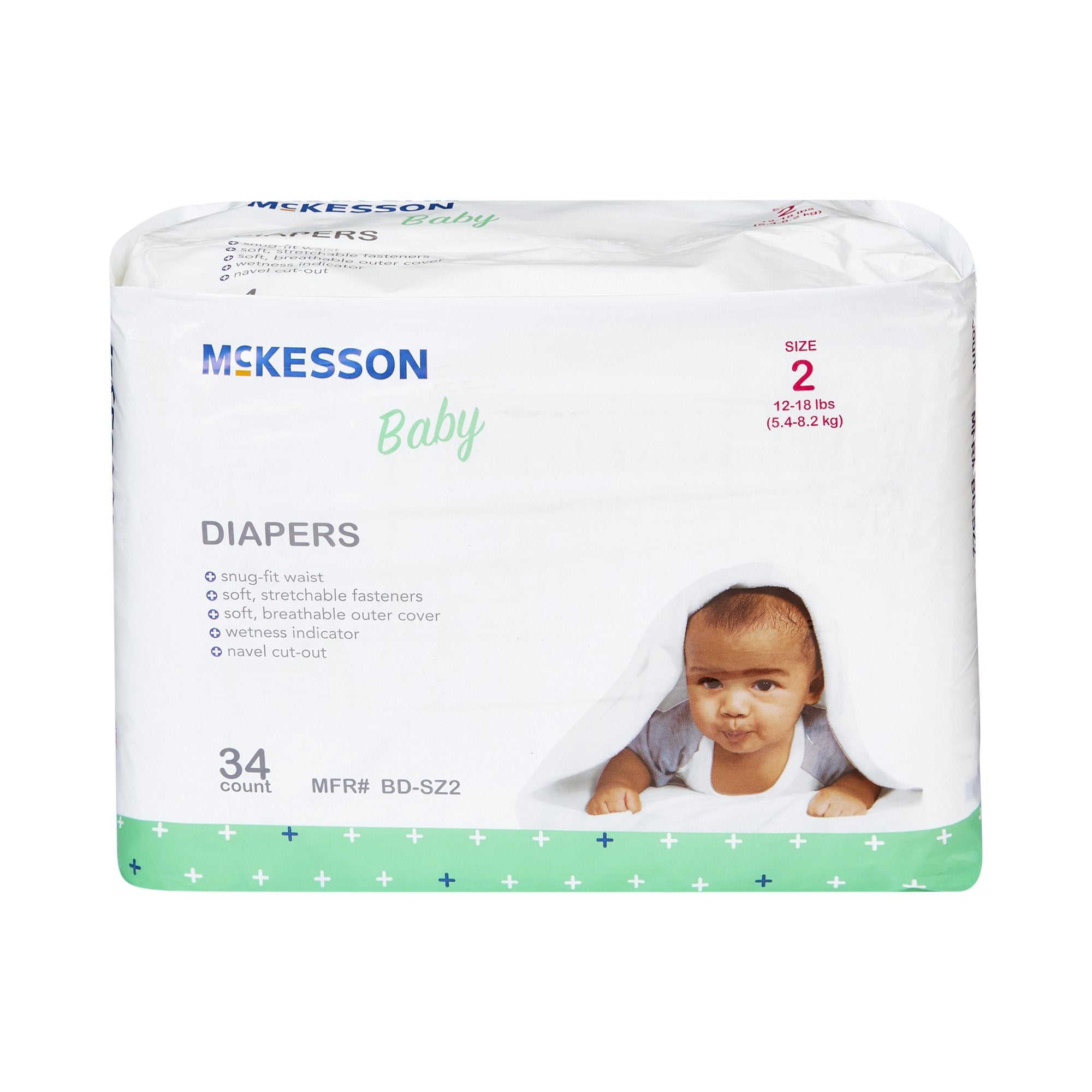 McKesson Baby Diapers, Size 2 (1 Unit)