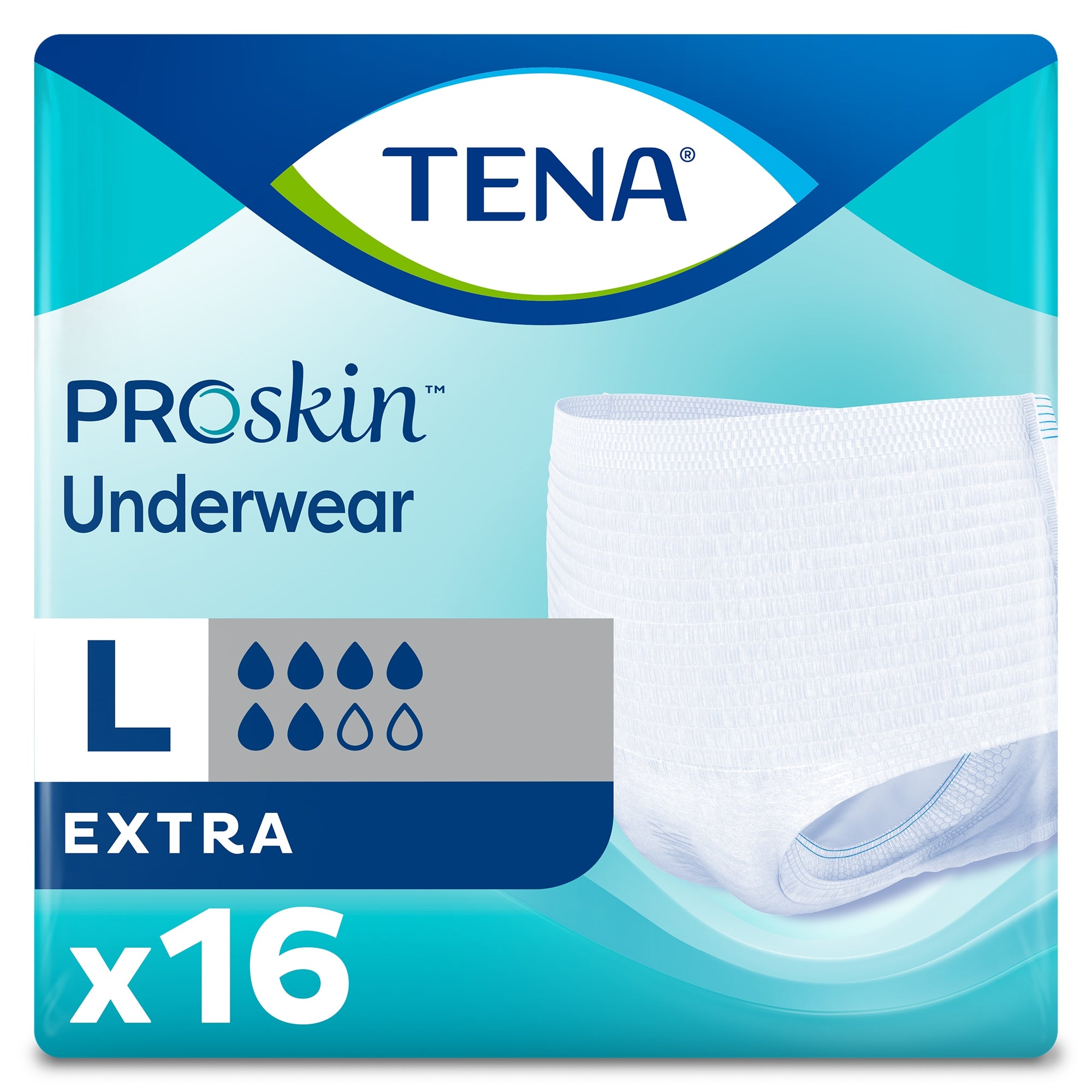 Tena Ultimate Extra Absorbent Unisex Underwear Large - 16 Pack