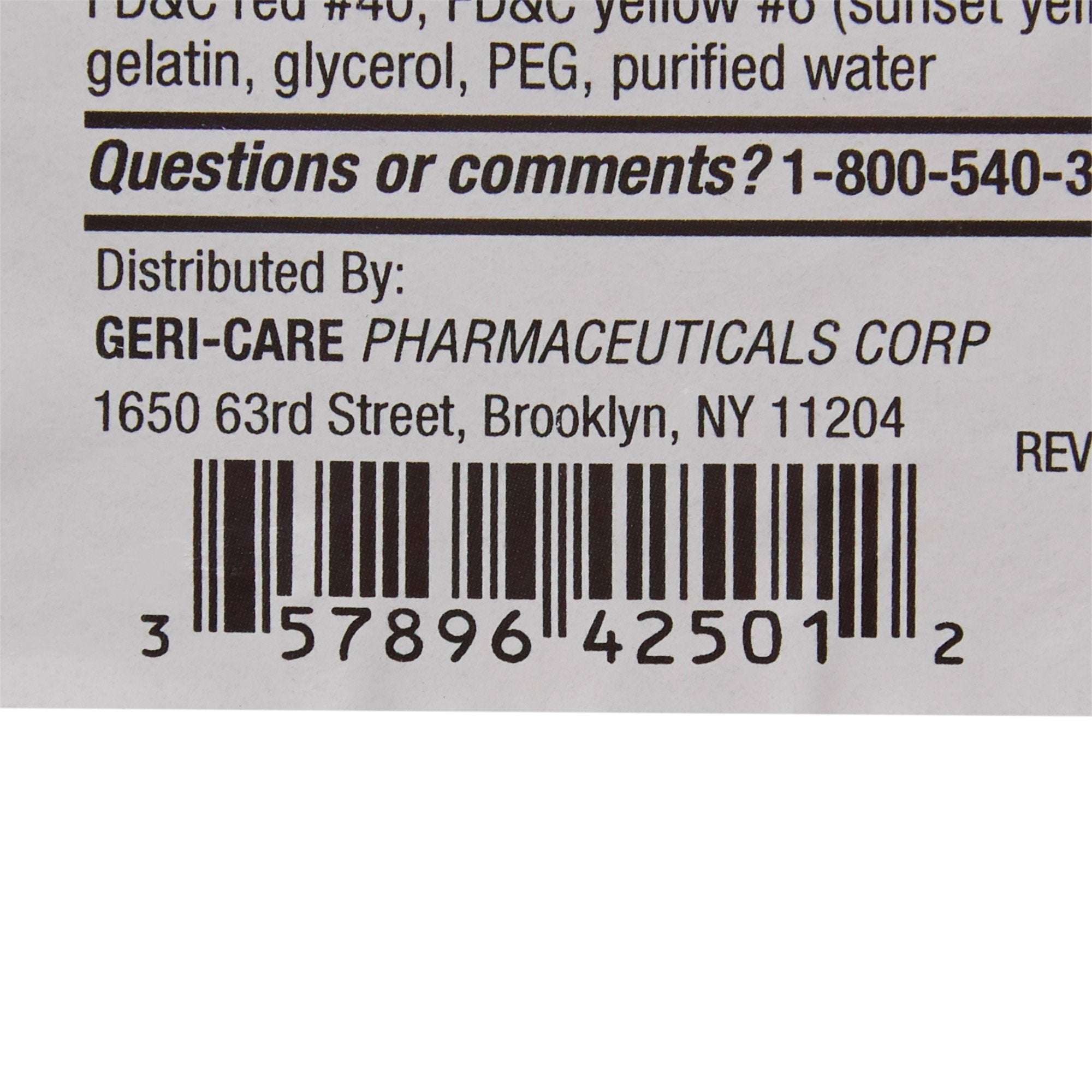 Geri-Care® Docusate Sodium Stool Softener (1 Unit)
