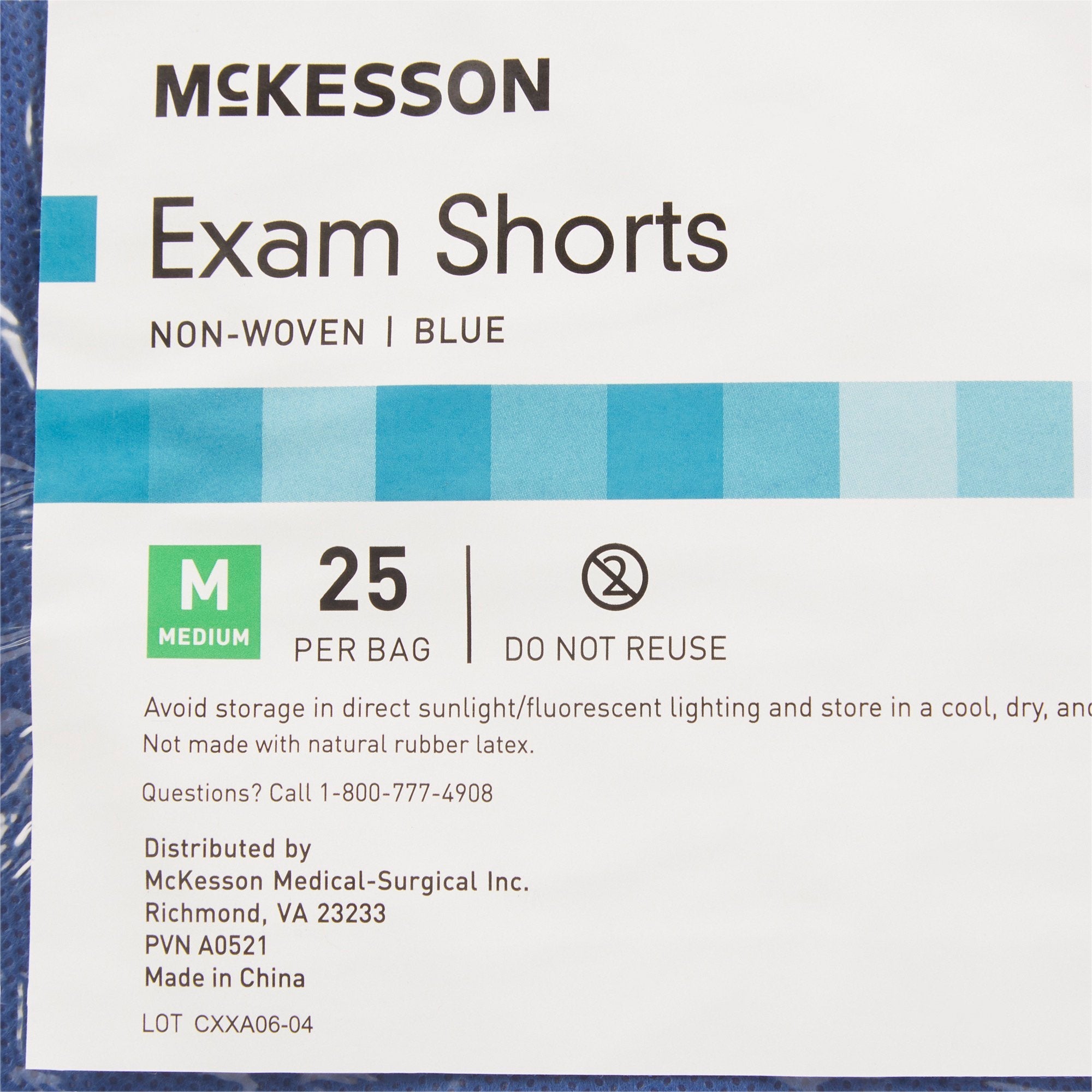 McKesson Patient Exam Shorts, Medium (100 Units)