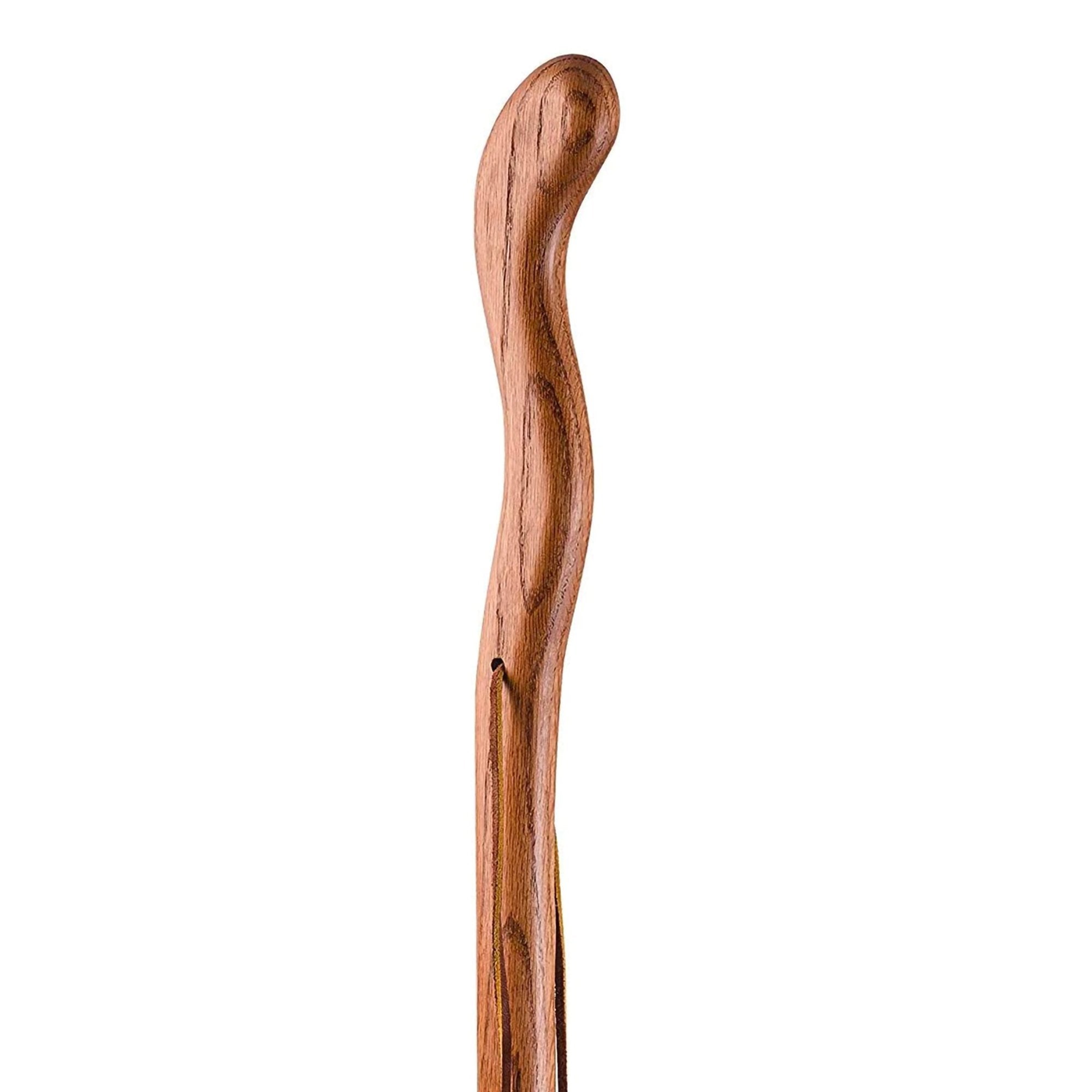 Brazos™ Twisted Oak Ergonomic Fitness Handcrafted Walking Stick, 48-Inch, Tan (1 Unit)