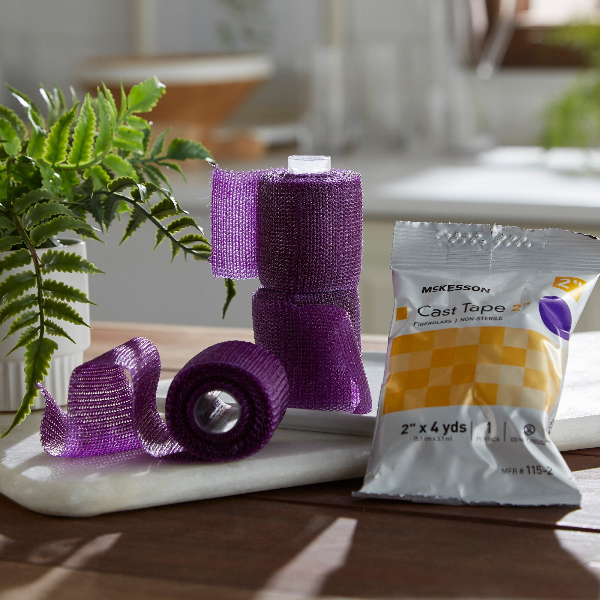 McKesson Purple Cast Tape, 2 Inch x 4 Yard (10 Units)