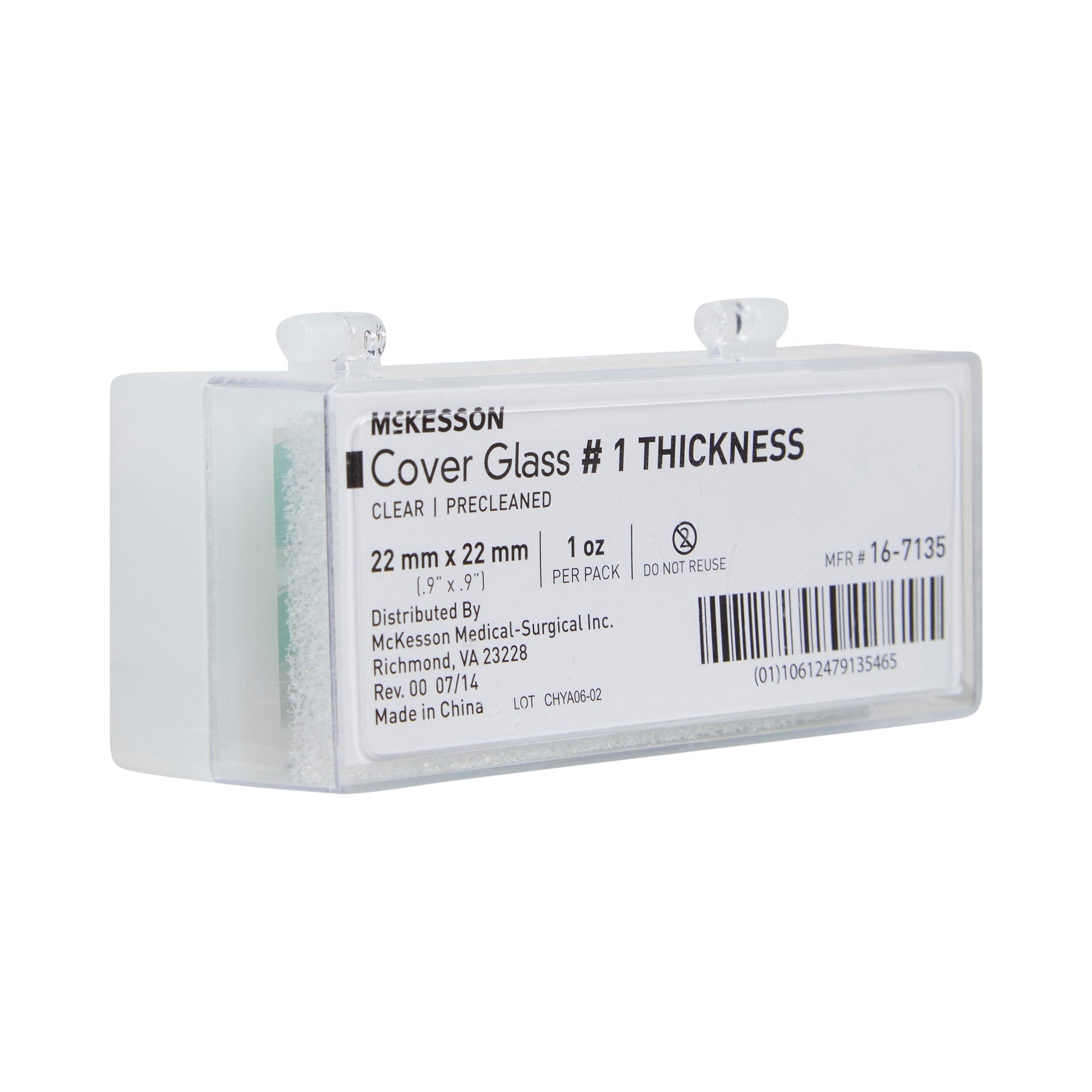 McKesson Cover Glass, 22 x 22 mm (10 Units)