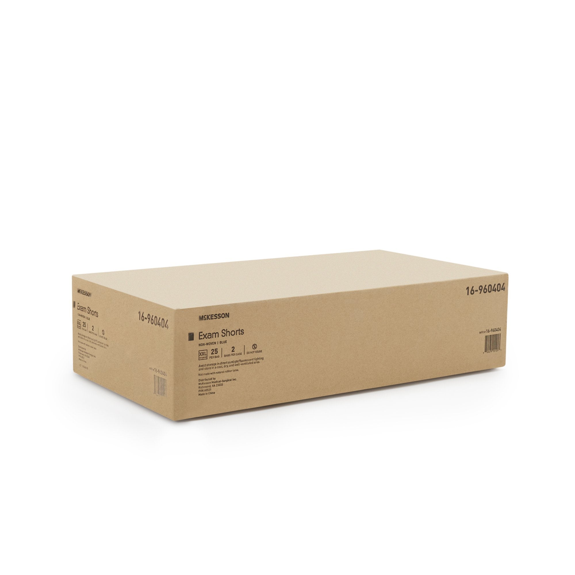 McKesson Patient Exam Shorts, 2X-Large (25 Units)