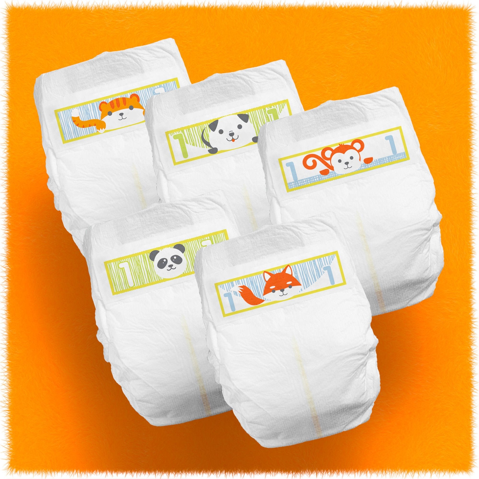 Cuties® Premium Diaper, Size 1 (1 Unit)