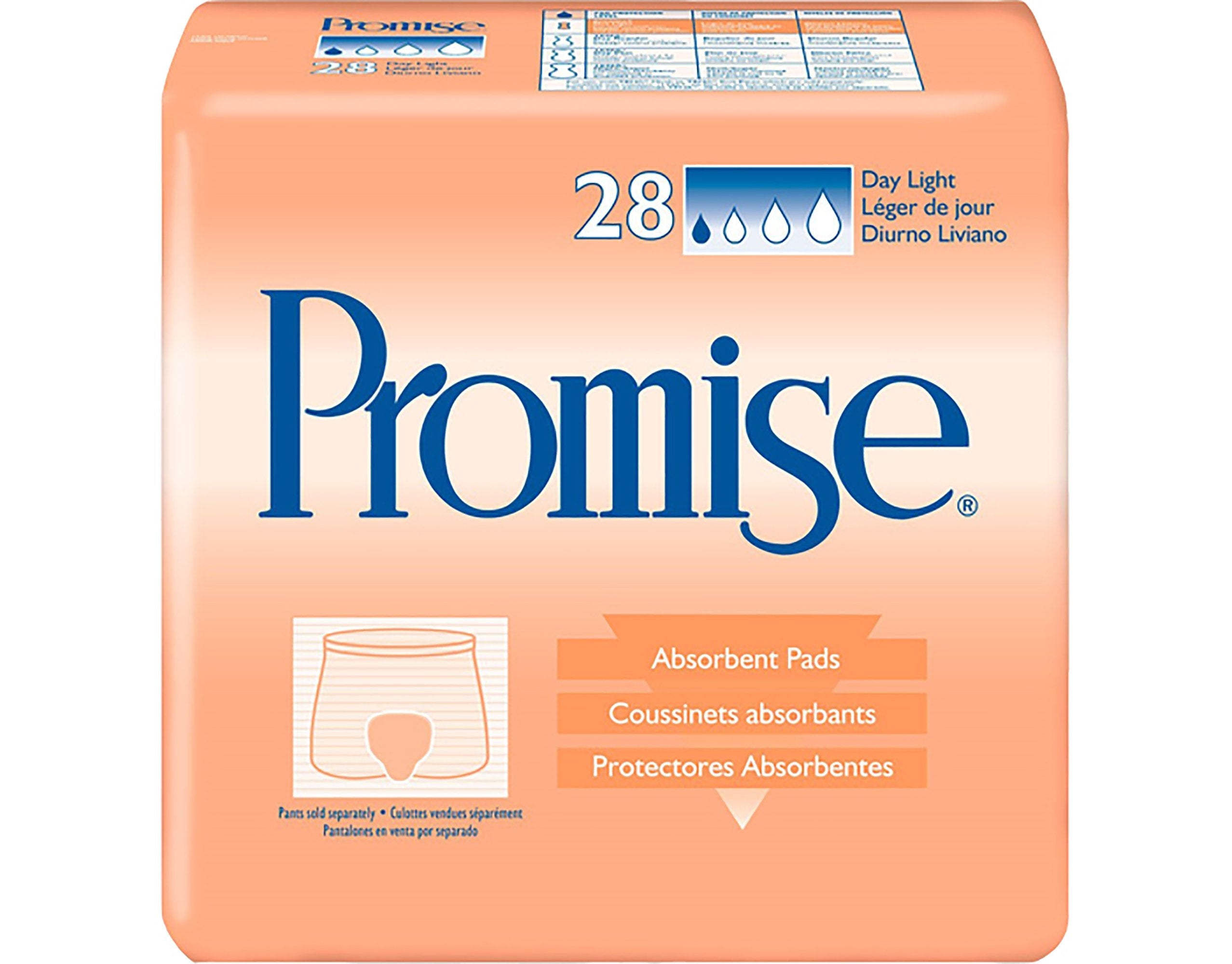 Tena® Promise® Day Light Incontinence Liner, 15-Inch Length (28 Units)