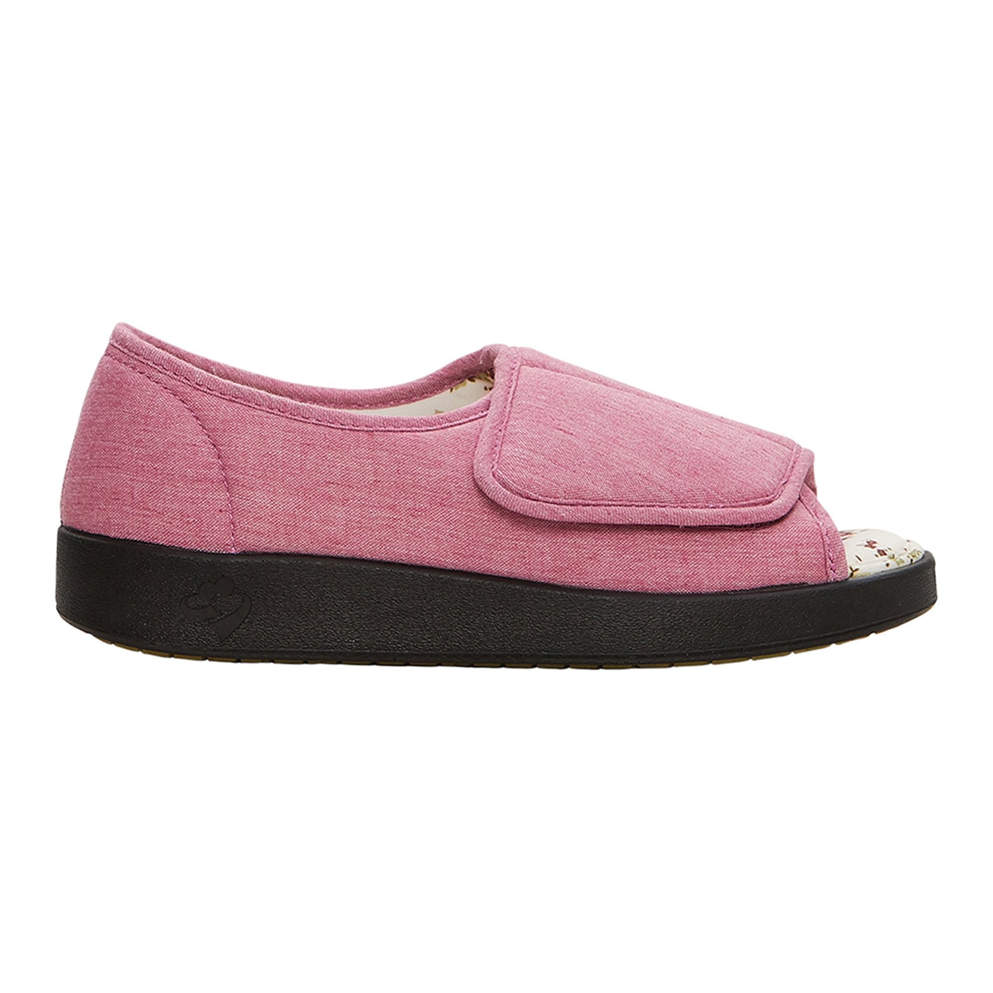 Silverts® Hook and Loop Closure Shoe, Size 6, Misty Rose (1 Unit)