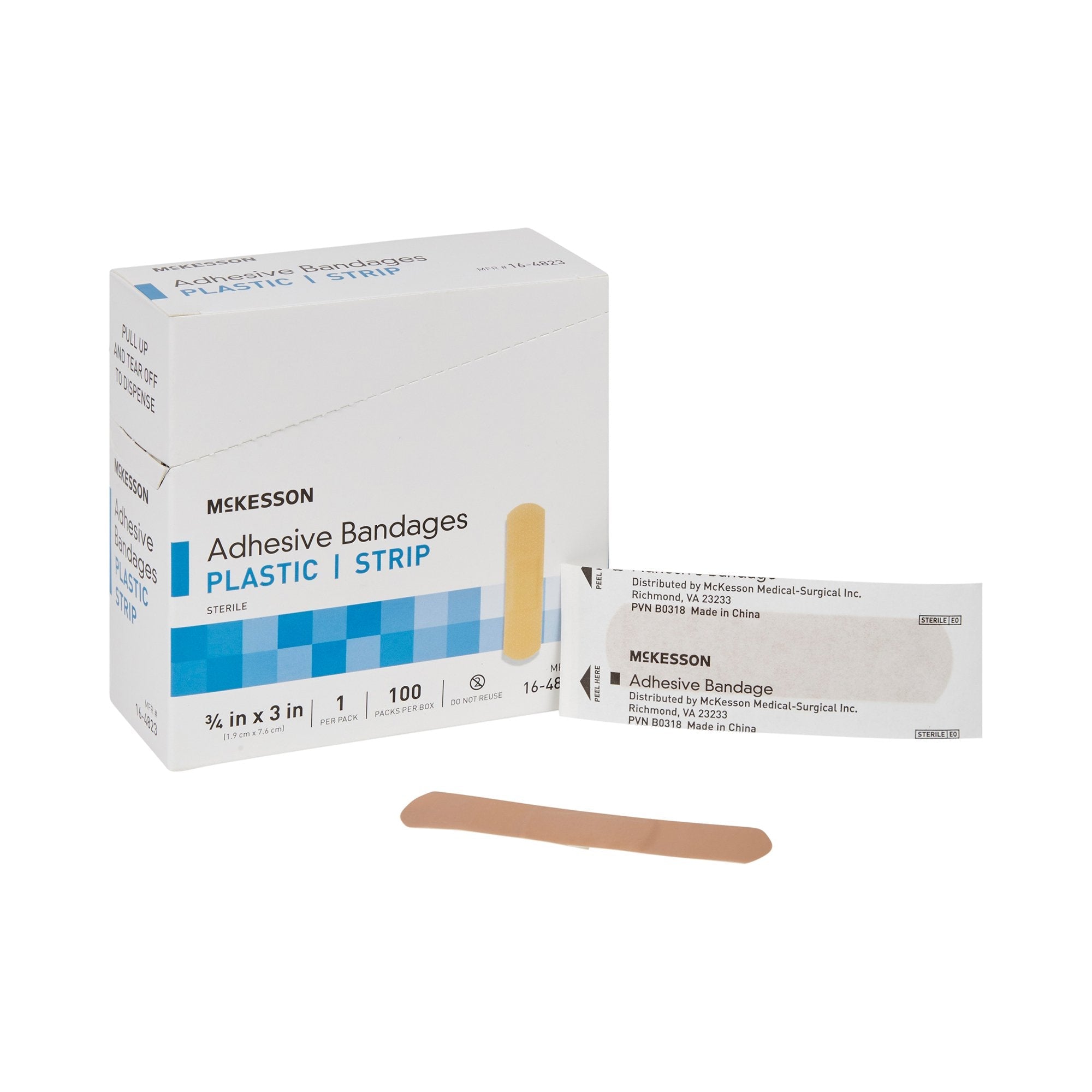 McKesson Adhesive Strip, 3/4 x 3 Inch (1 Unit)