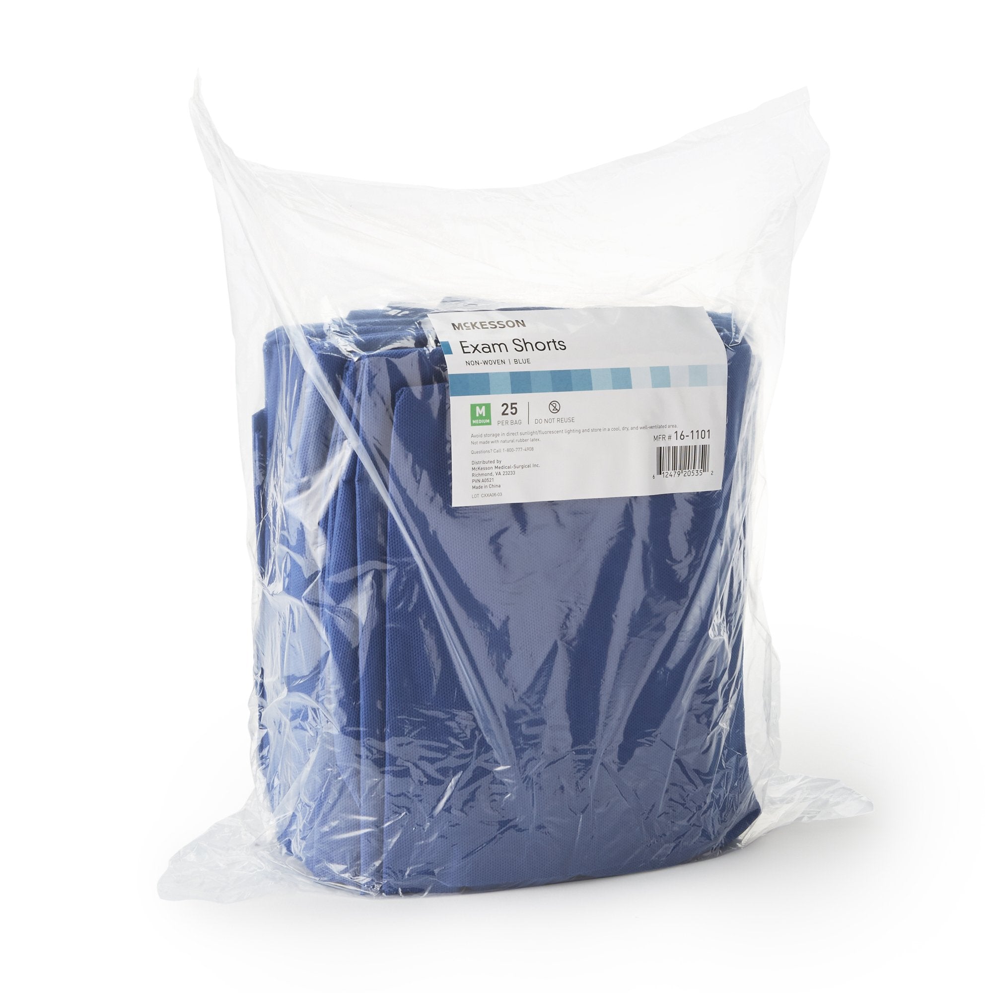 McKesson Patient Exam Shorts, Medium (100 Units)