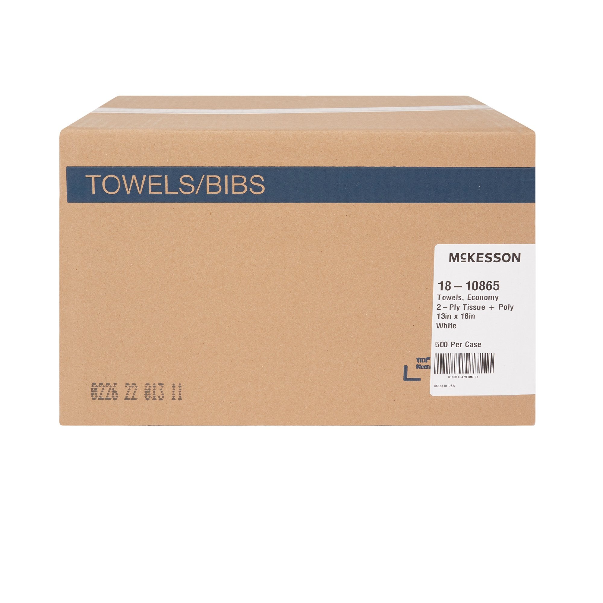 McKesson Nonsterile White Procedure Towel, 13 x 18 Inch (500 Units)