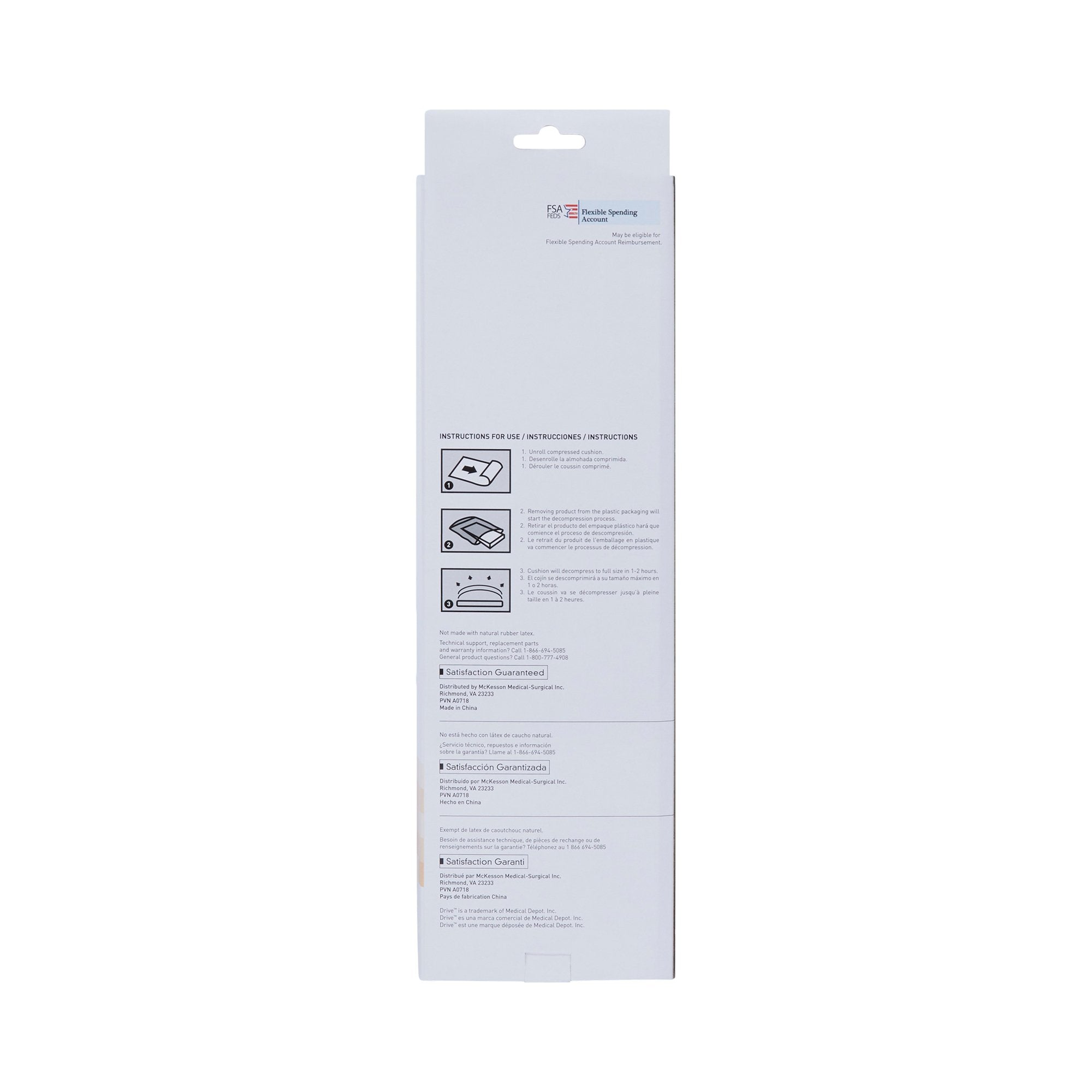 McKesson Compressed Lumbar Support Cushion (1 Unit)