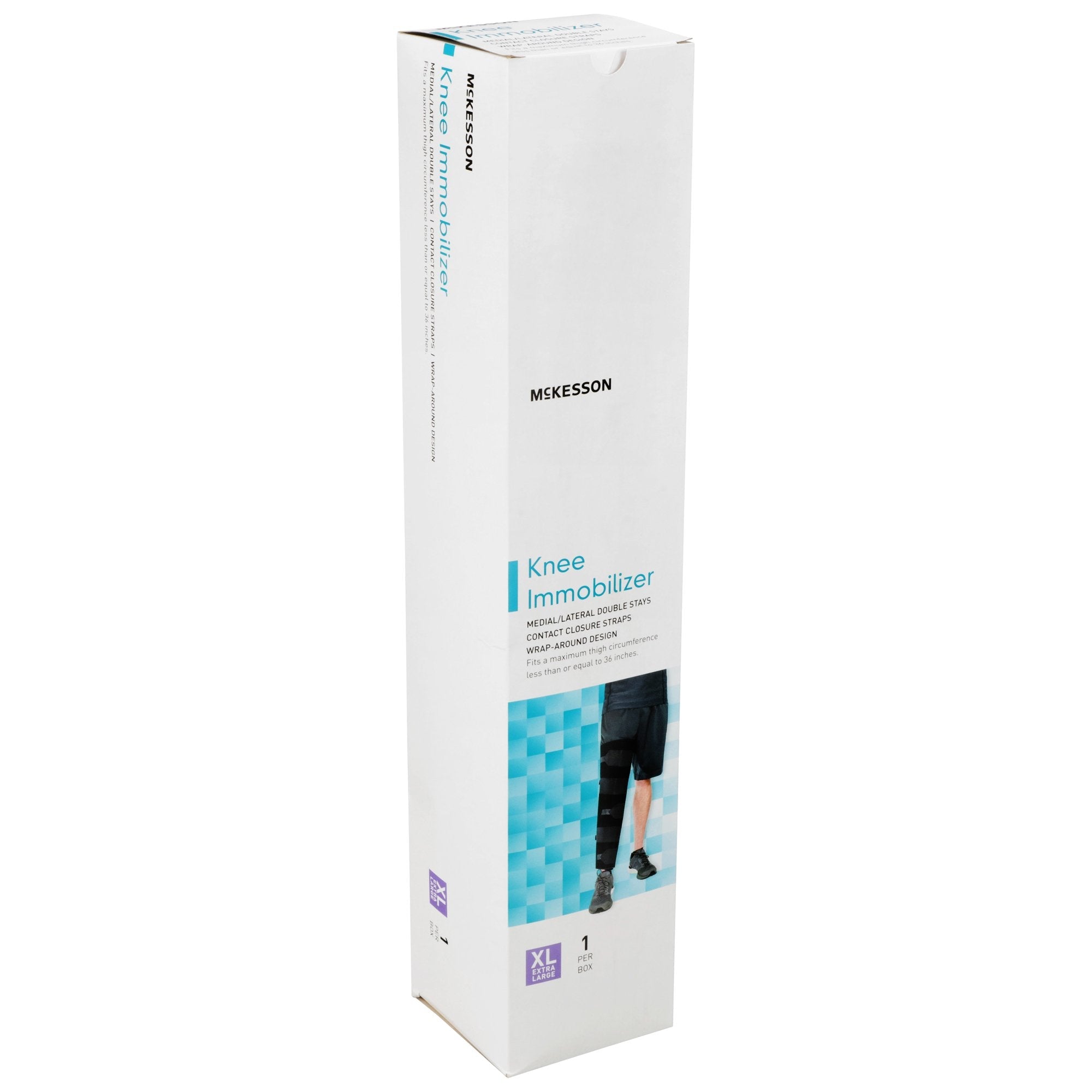 McKesson Knee Immobilizer, 22-Inch Length, Extra Large (1 Unit)