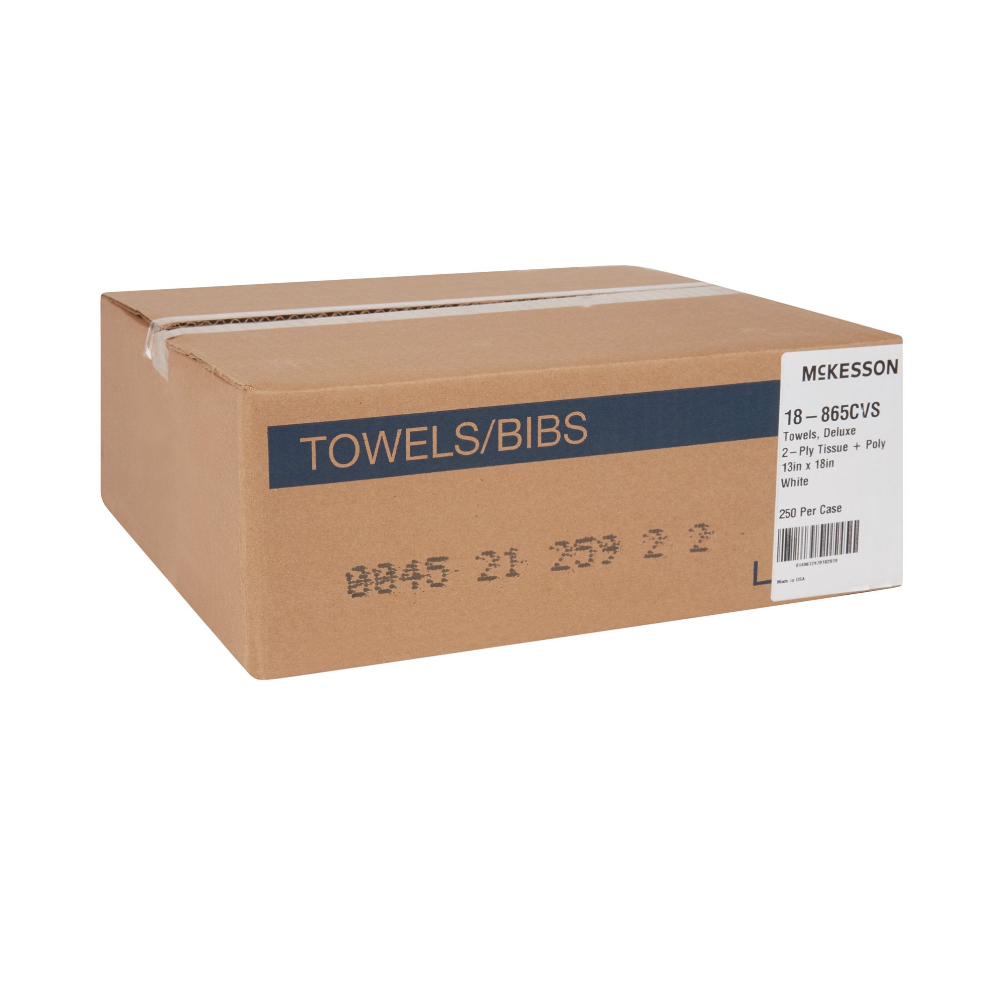 McKesson Deluxe White Procedure Towel, 13 x 18 Inch (250 Units)