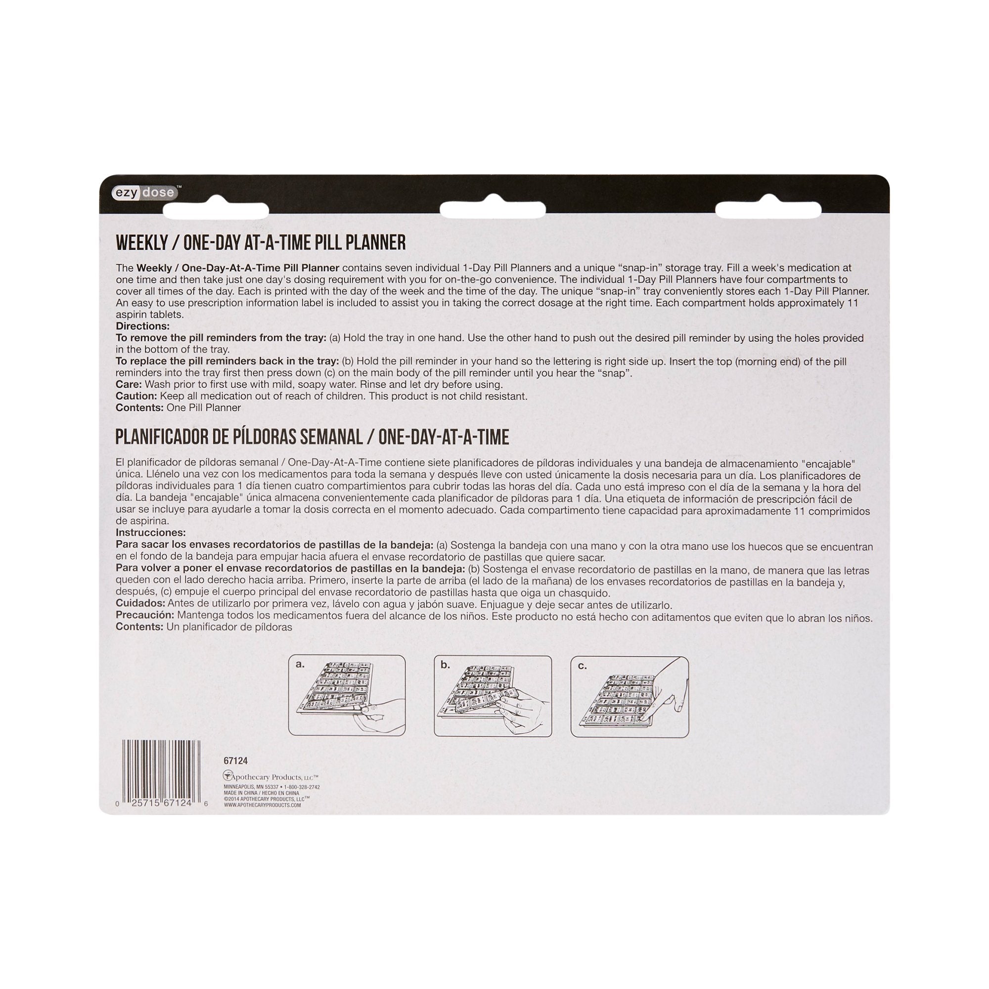 One-Day-At-A-Time® Pill Organizer (1 Unit)