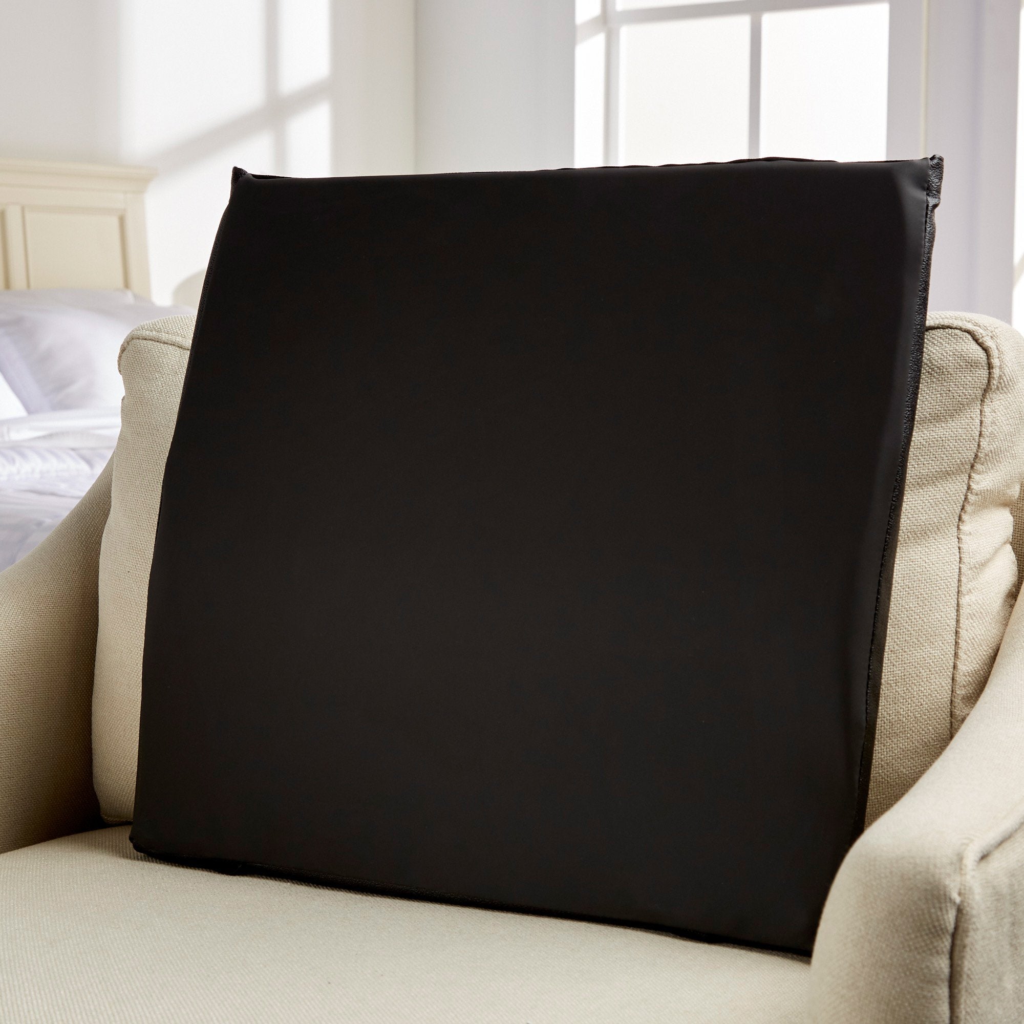 McKesson Back Support Cushion, 18W X 17D Inch, Black (1 Unit)