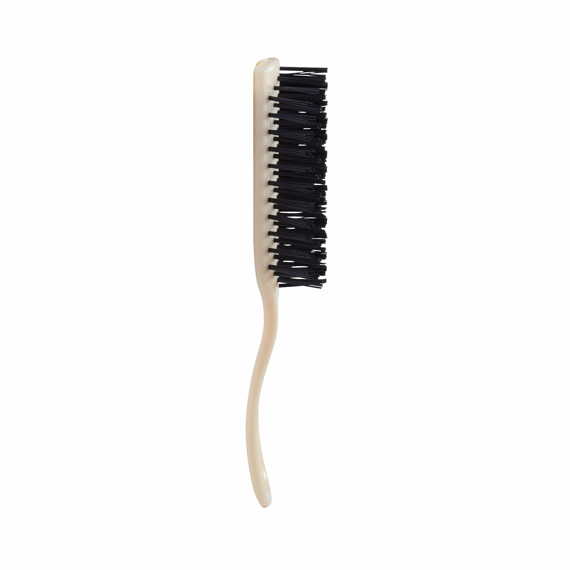McKesson Black Bristle Hairbrush - Polypropylene Handle, 7.67" (12 Pack)