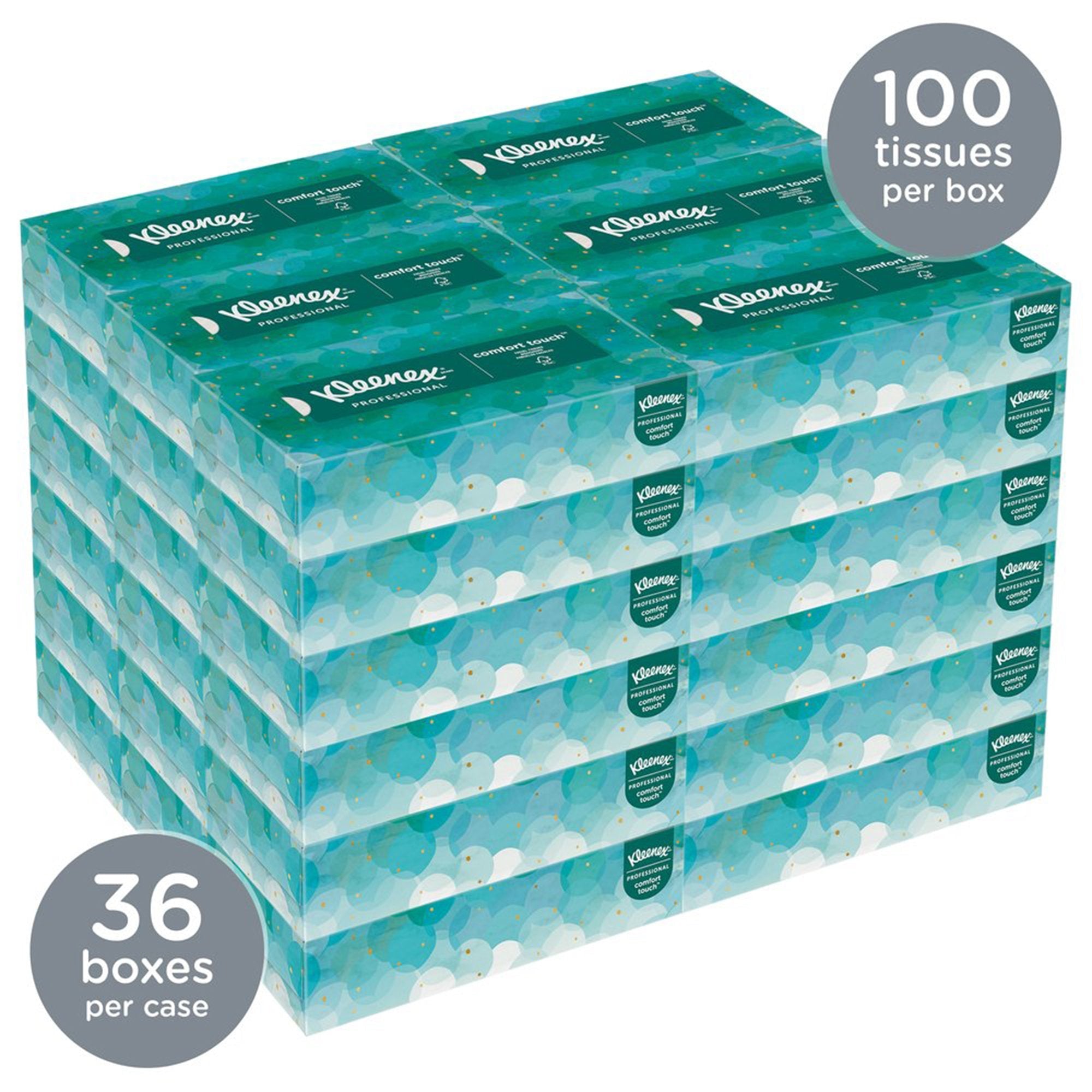 Kleenex Premium Soft Facial Tissues - 36 Pack, 100 Count, 8.4" x 8"