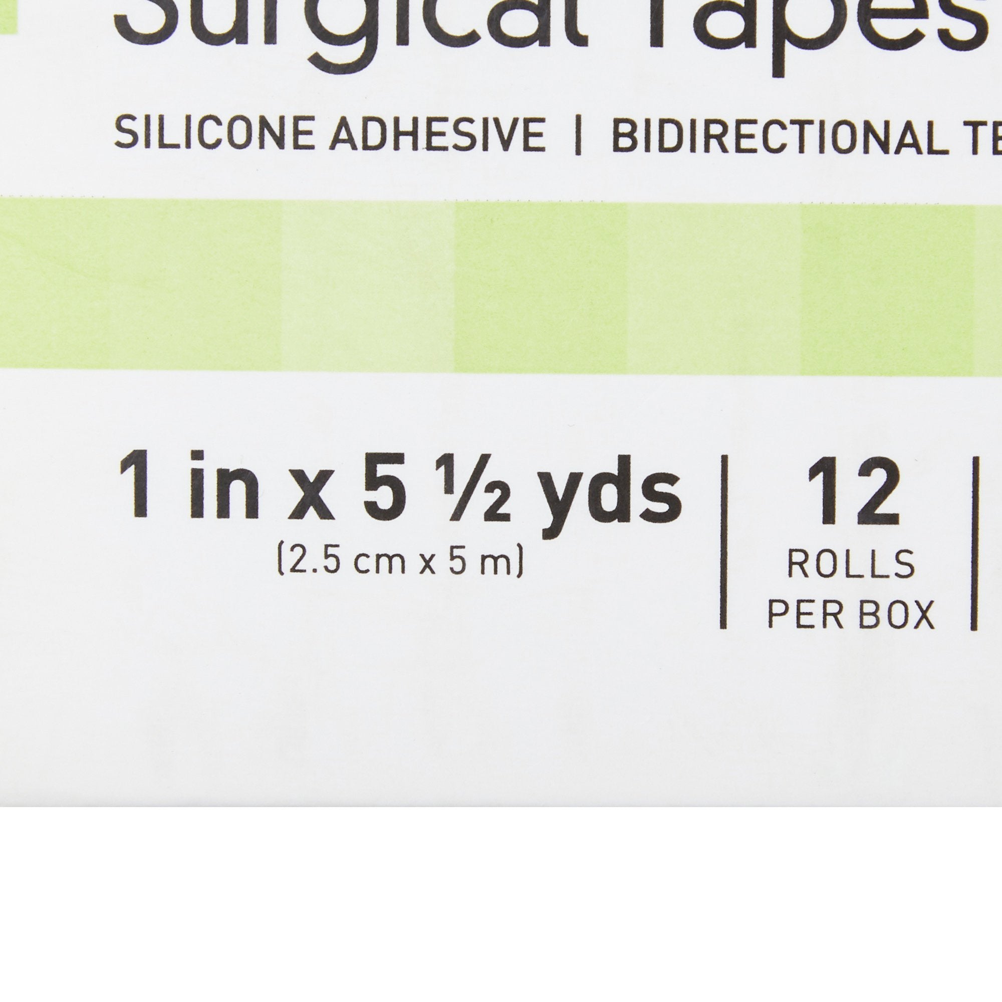 McKesson Silicone Medical Tape, 1 Inch x 5-1/2 Yard, Transparent (12 Units)