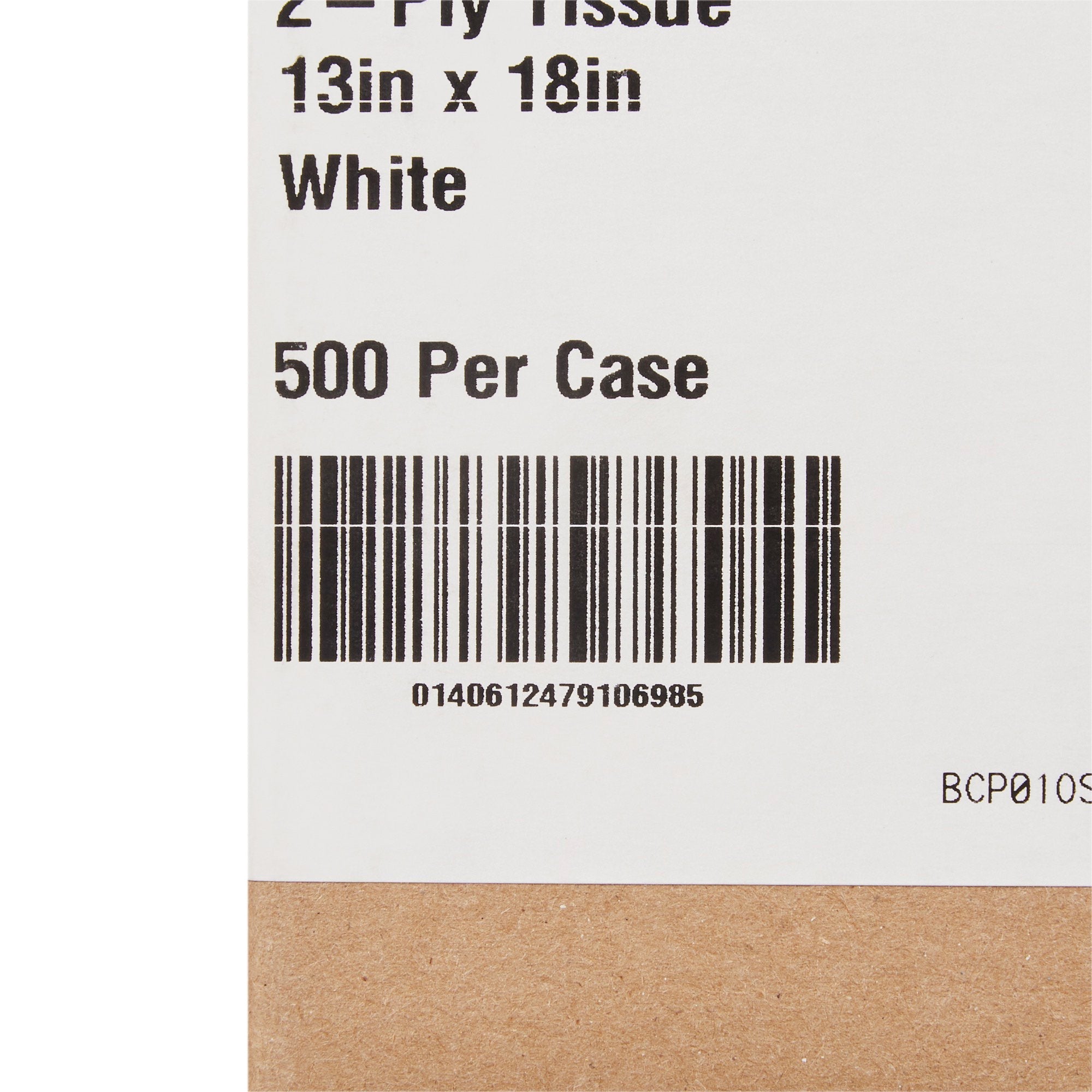 McKesson Economy Nonsterile White Procedure Towel, 13 x 18 Inch (500 Units)