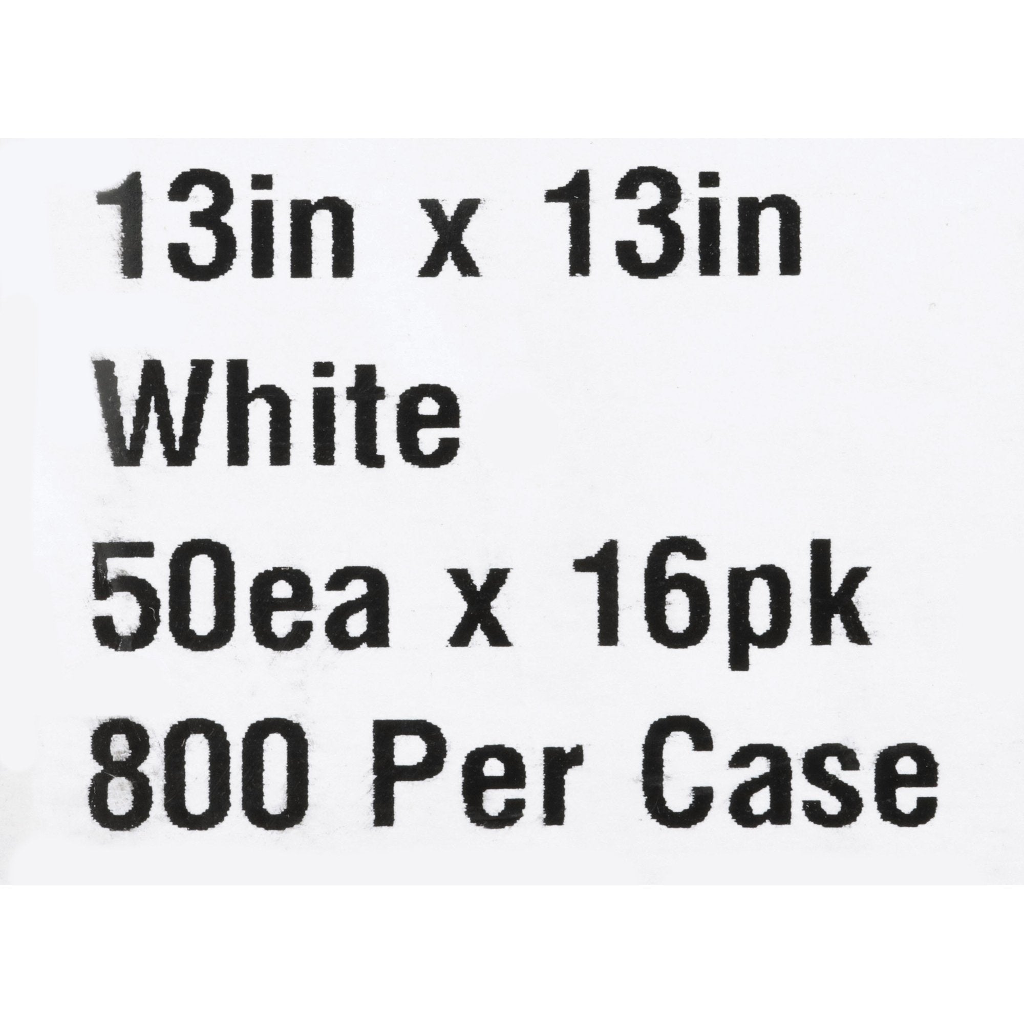 McKesson Disposable Washcloth, 13 x 13 Inch (16 Units)