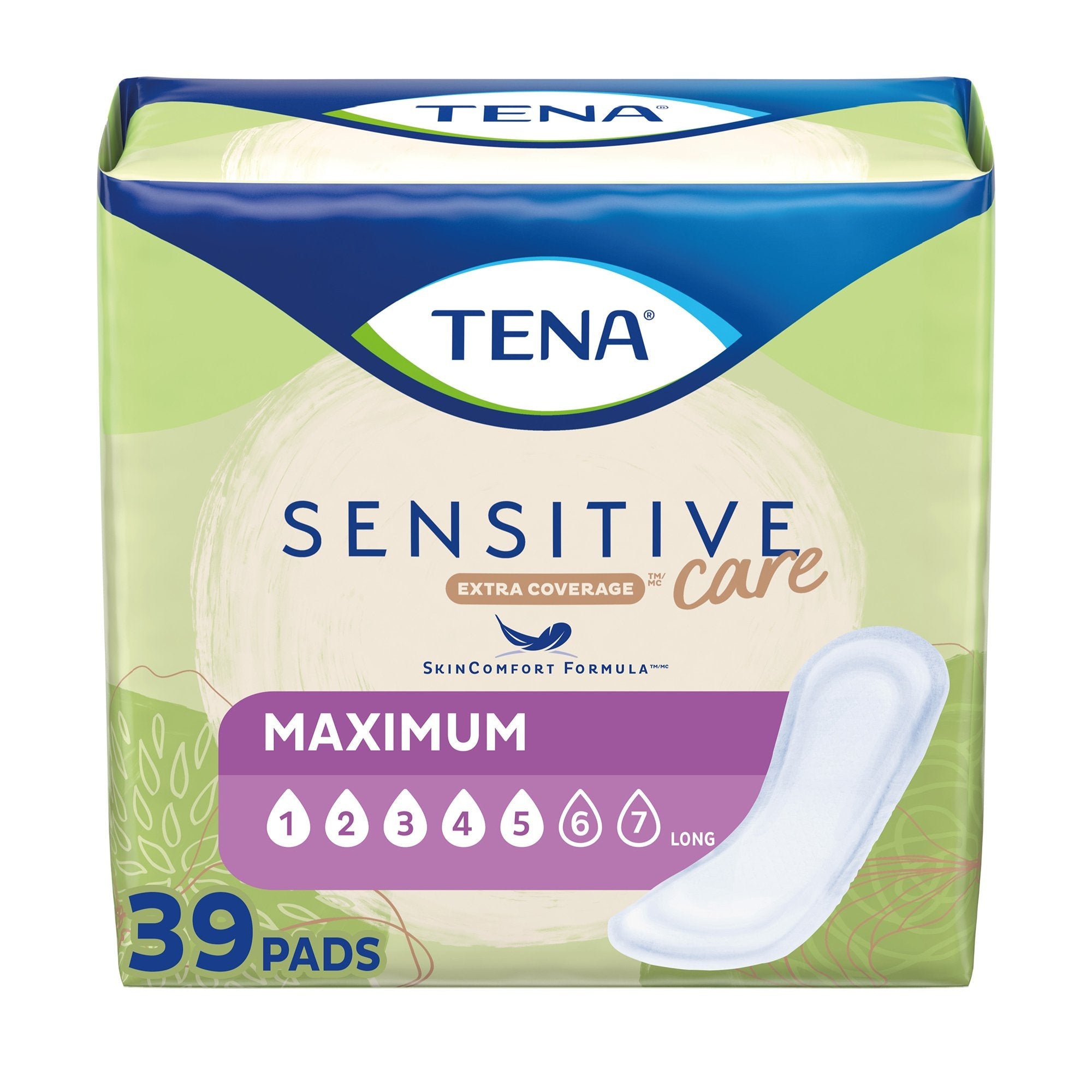 Tena® Intimates™ Heavy Long Bladder Control Pad, 15-Inch Length (39 Units)