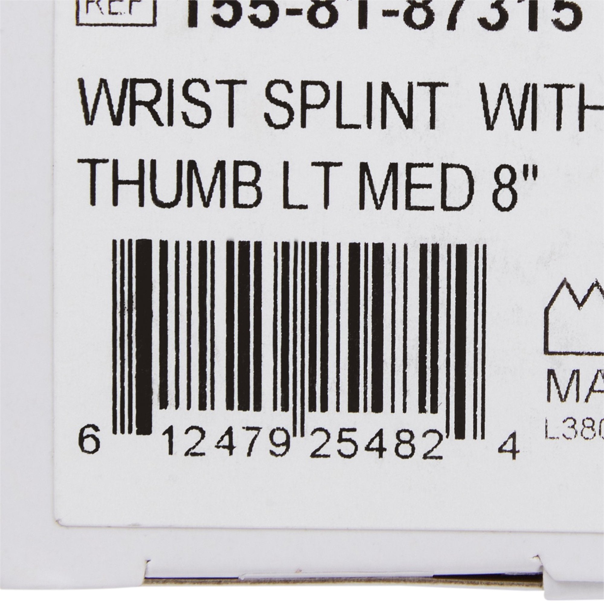 McKesson Left Wrist Splint with Abducted Thumb, Medium (1 Unit)