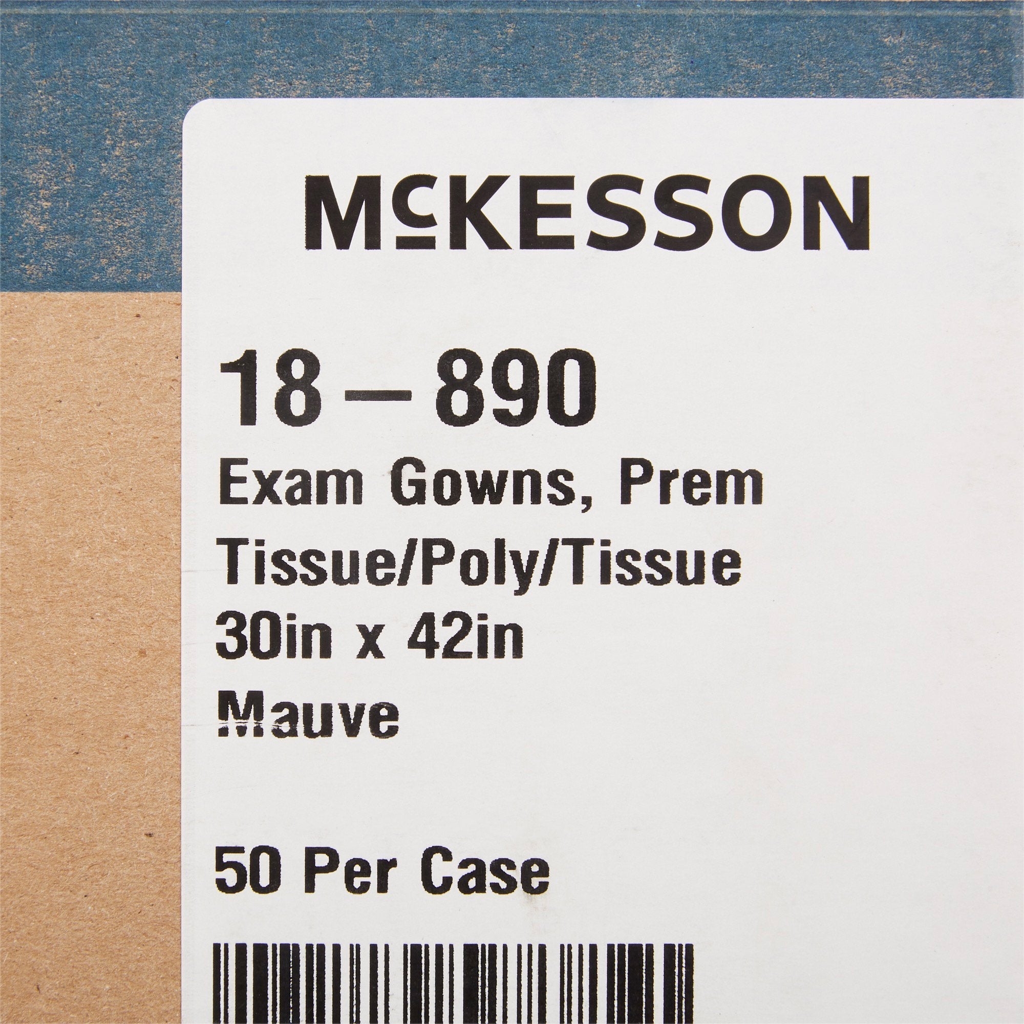 Medi-Pak™ Performance Exam Gown, Large, Mauve (50 Units)