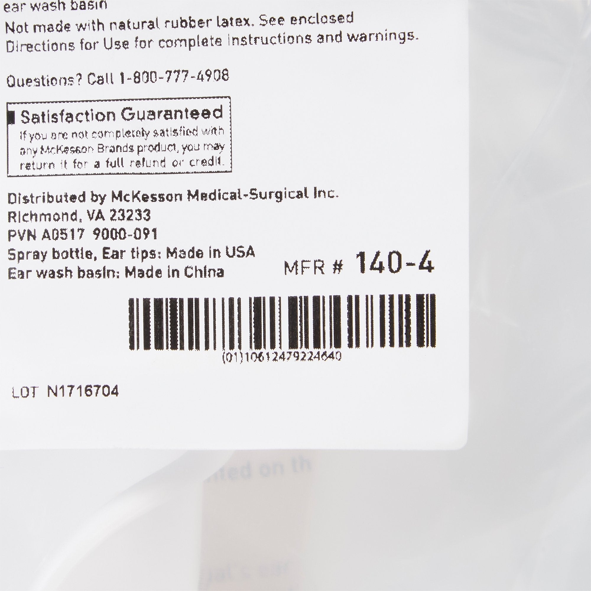 McKesson Ear Wash System Kit (1 Unit)