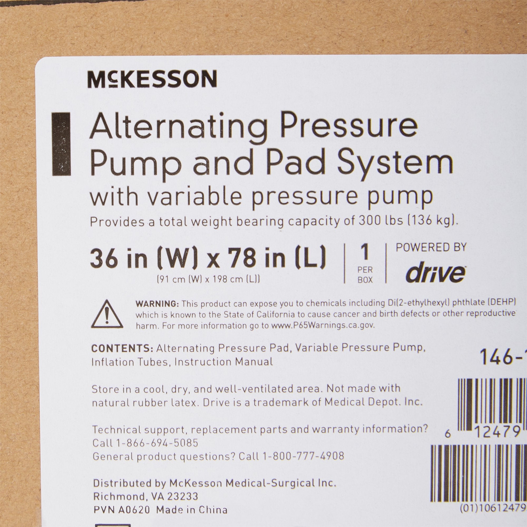 McKesson Variable Pressure Pump and Mattress Pad System (1 Unit)