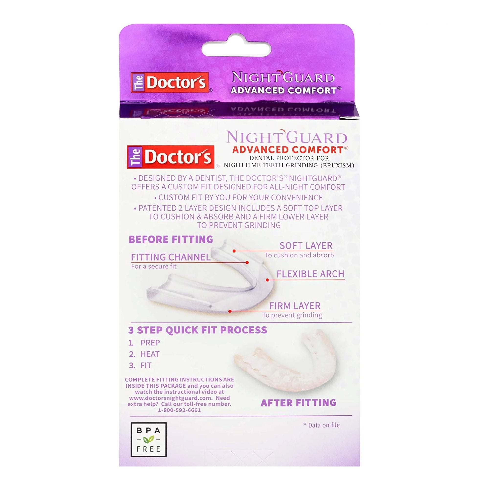 Dental Protector Doctor’s® NightGuard Advanced Comfort® (1 Unit)
