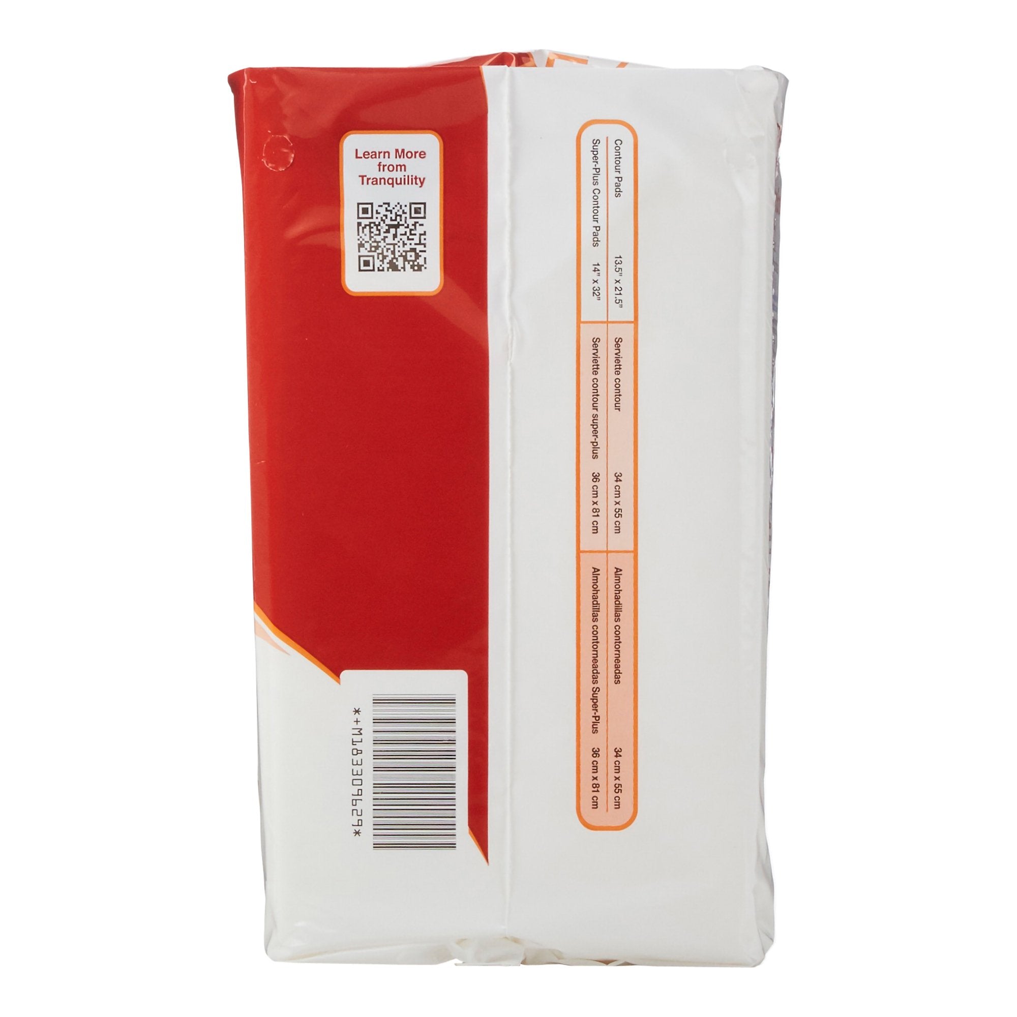 Tranquility Top Liner Booster Pad 13.5x21.5" - Heavy Absorbency Incontinence Aid