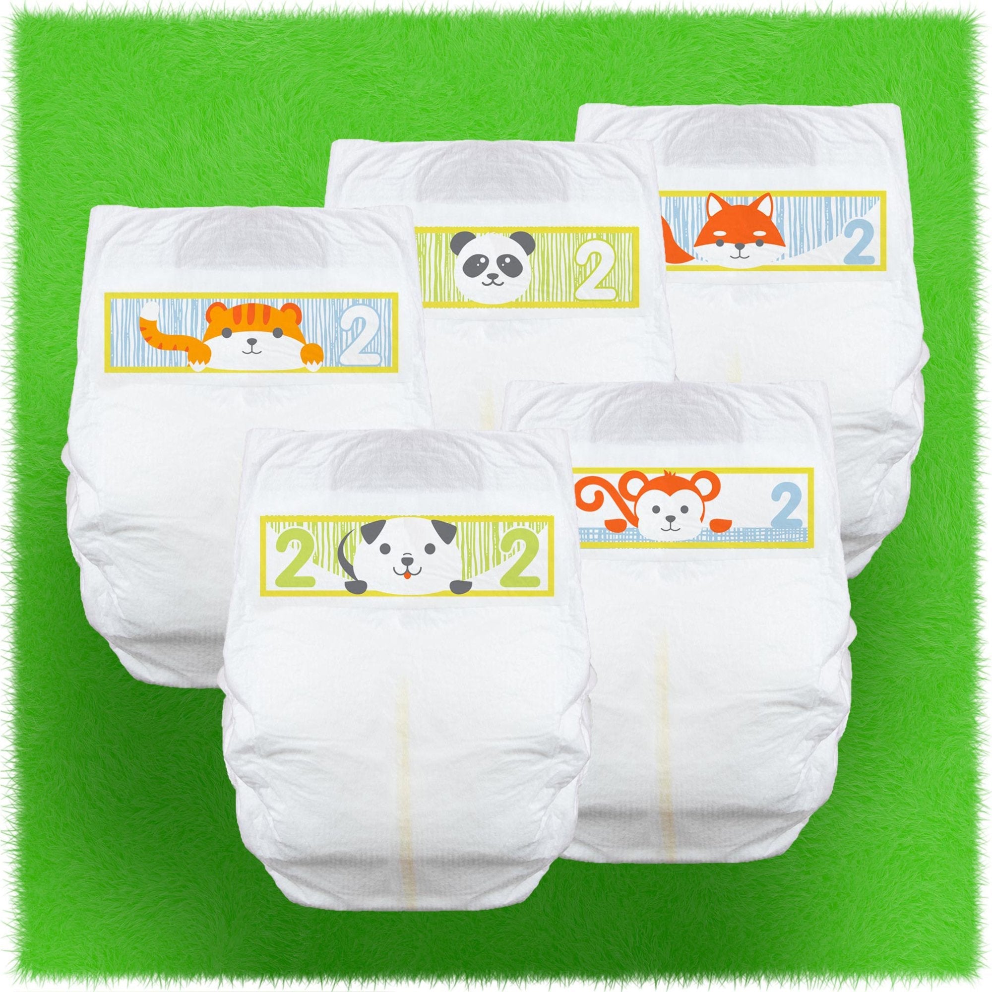 Cuties® Premium Diaper, Size 2 (1 Unit)