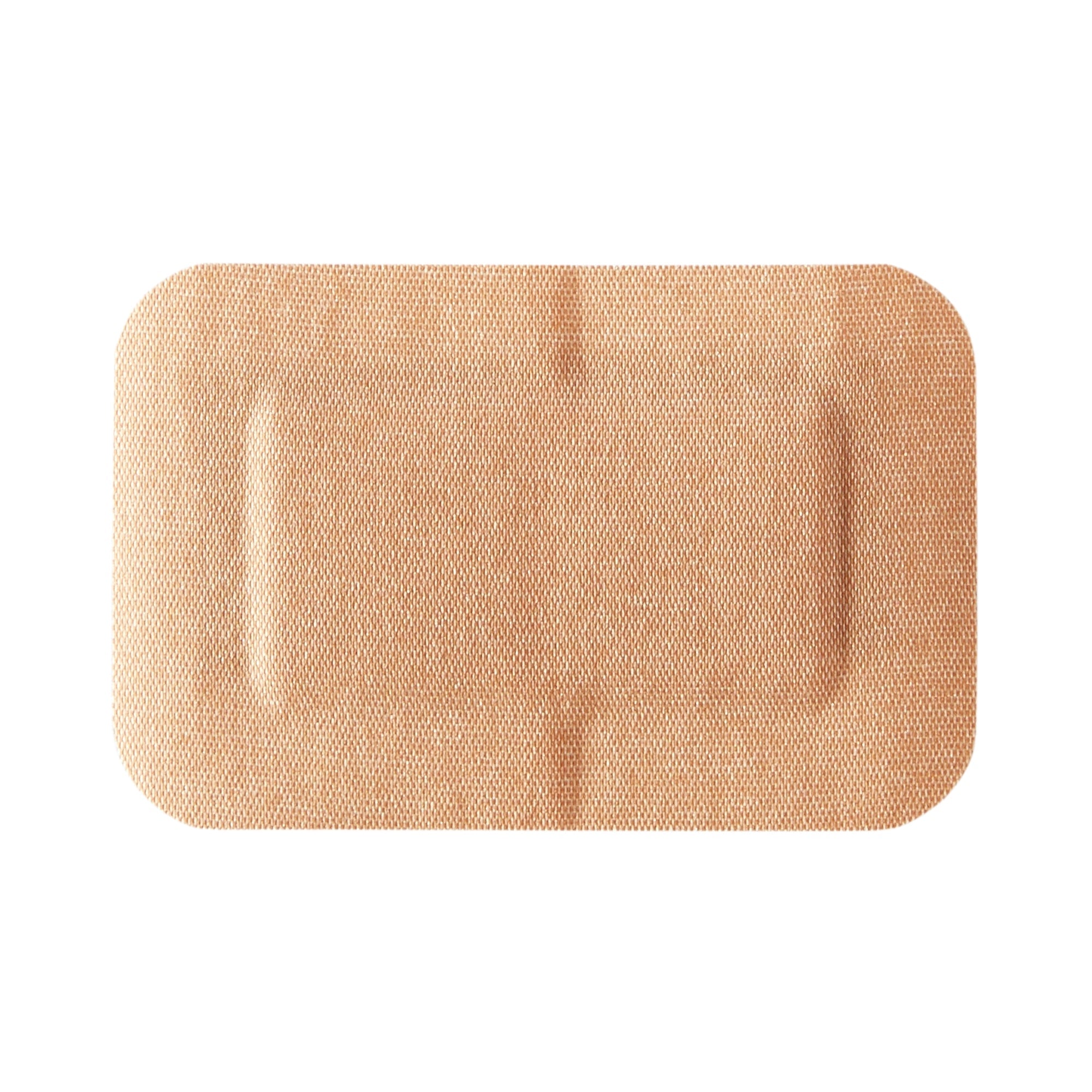 McKesson Tan Fabric Adhesive Strips, 2x3 Inch - Sterile Bandages (50 Pack)