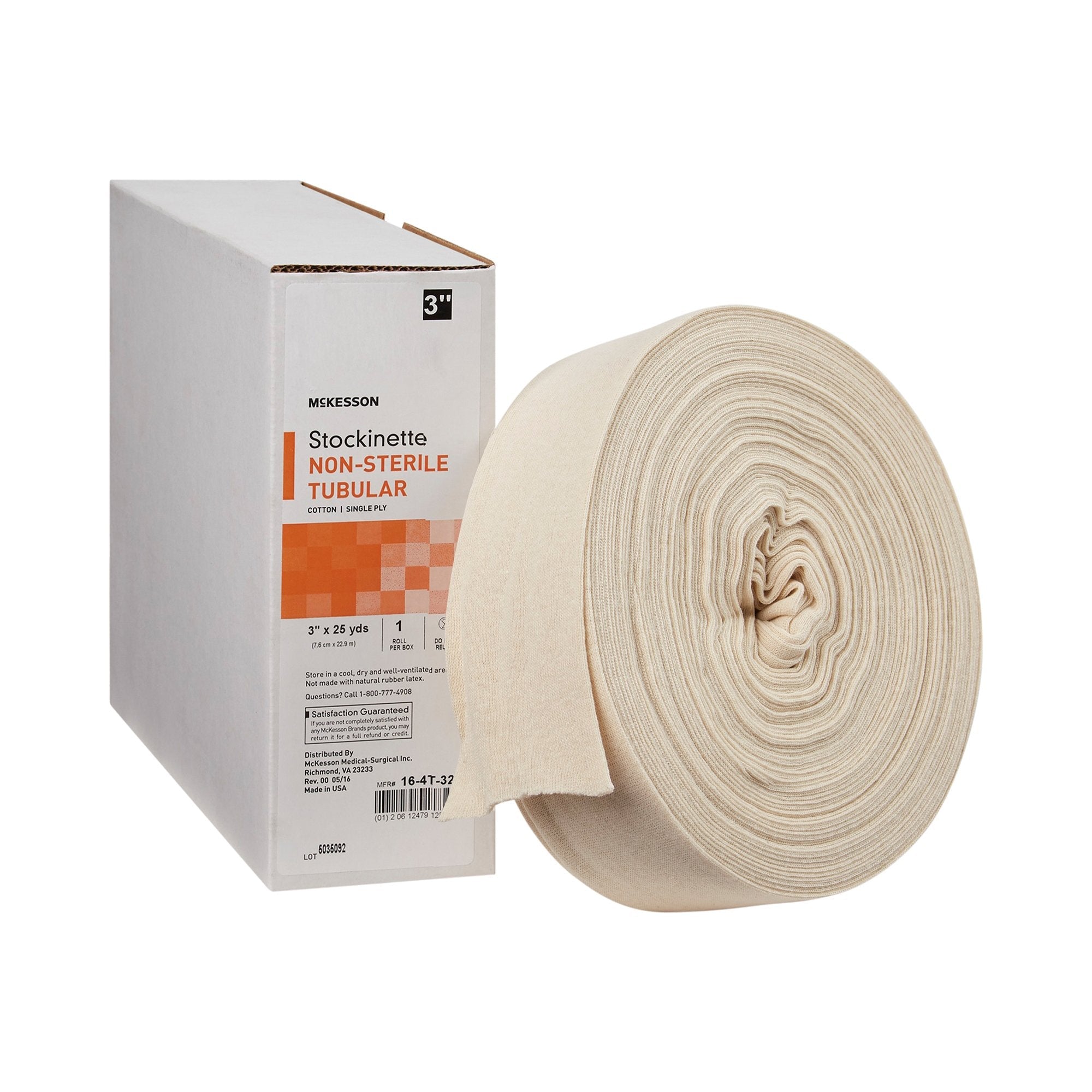 McKesson Beige Cotton Tubular Stockinette, 3 Inch x 25 Yard (1 Unit)