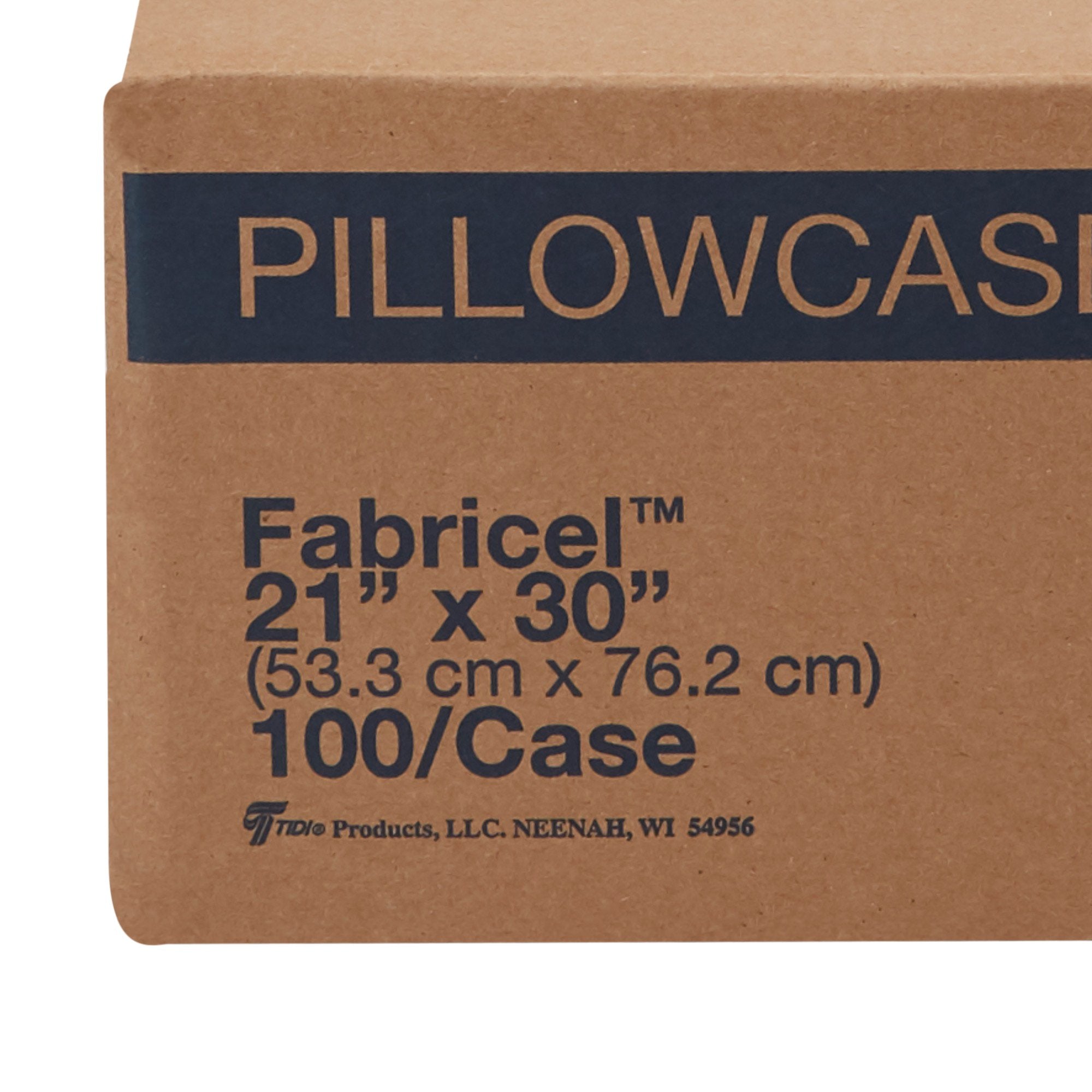 McKesson White Fabricel® Pillowcase, 21 x 30 Inch (100 Units)