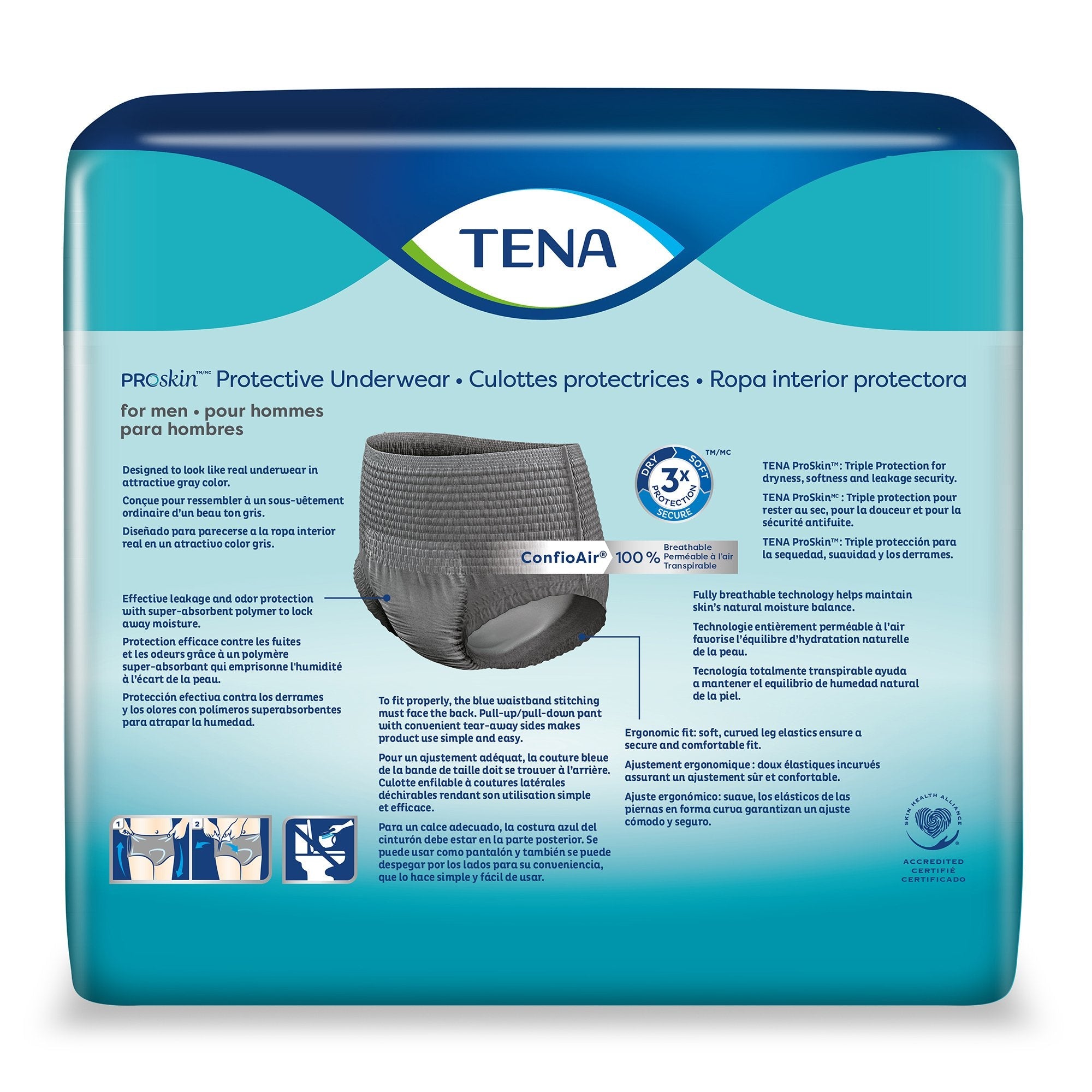 Tena® ProSkin™ Maximum Absorbent Underwear, Medium (20 Units)