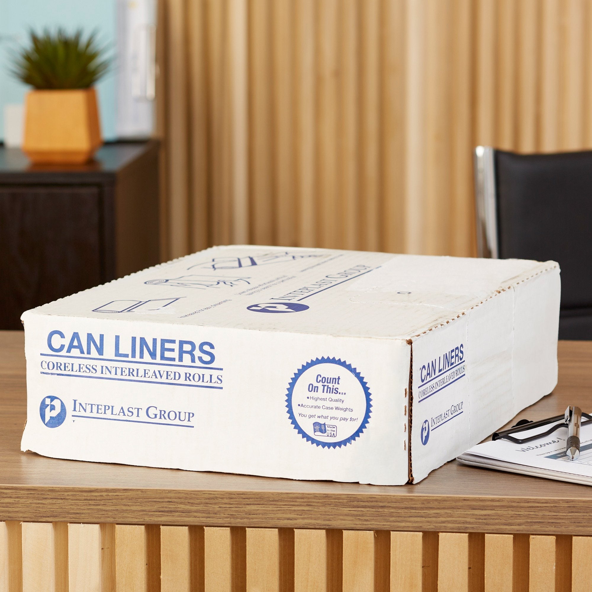 McKesson Light Duty Clear Trash Bags, 30 gal, 8 Mic (500 Units)