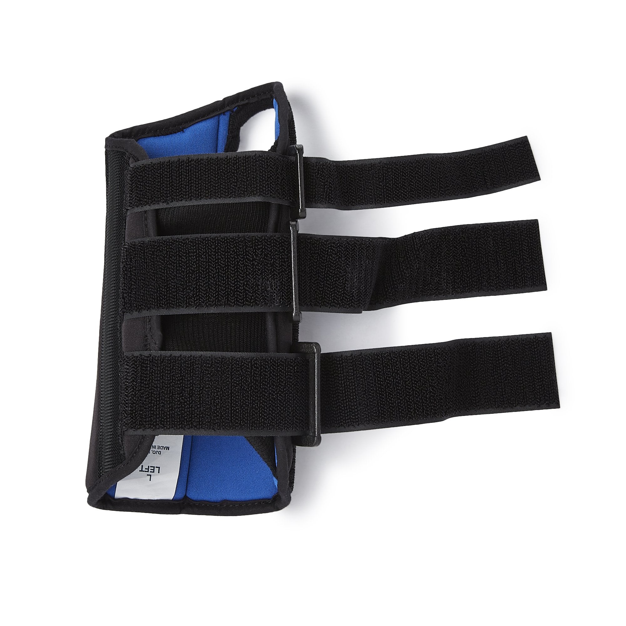 Wrist Splint ProCare ComfortForm Palmar Stay, Aluminum/Foam/Lycra, Black, Large, Left-Hand (1 Unit)