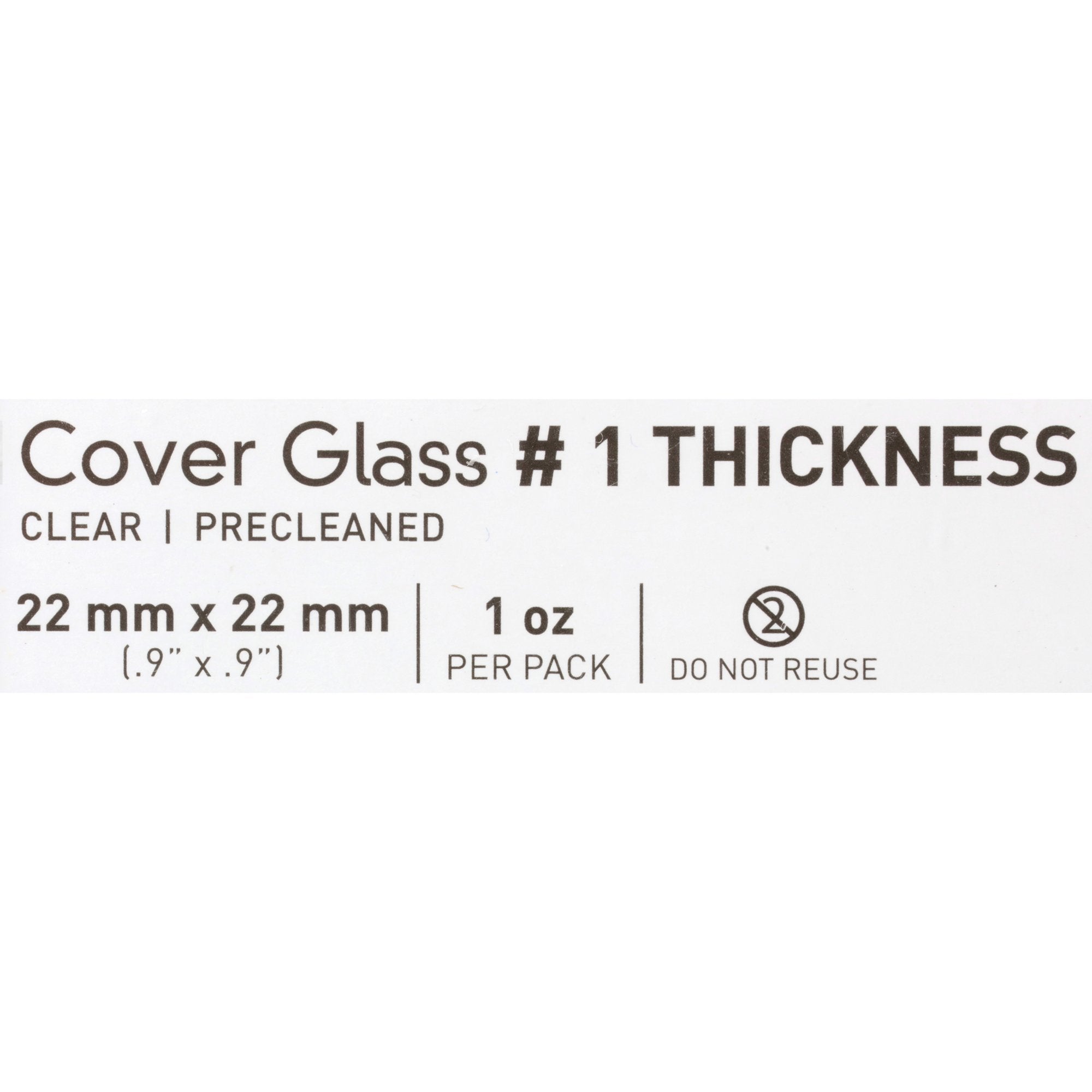 McKesson Cover Glass, 22 x 22 mm (10 Units)